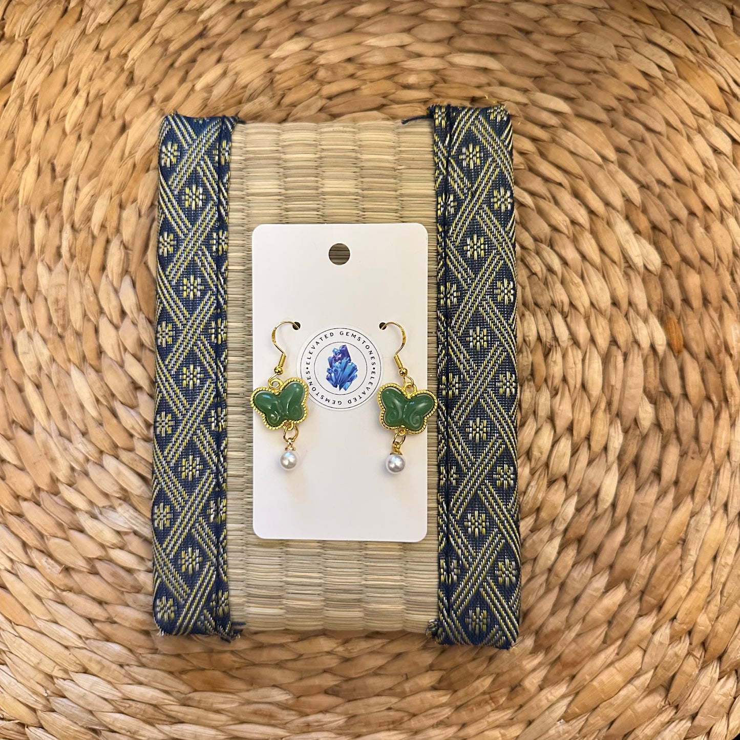 Butterfly Pearl Earrings