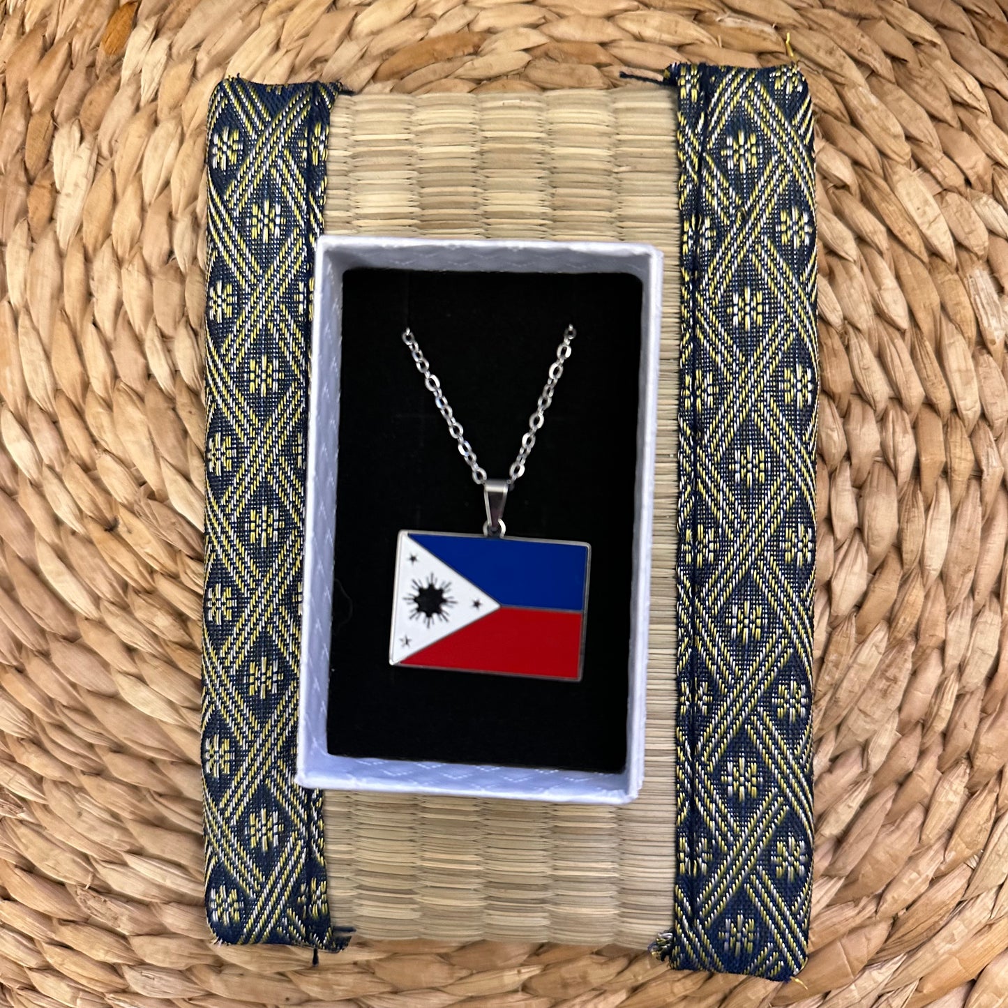 Philippine Flag Necklace