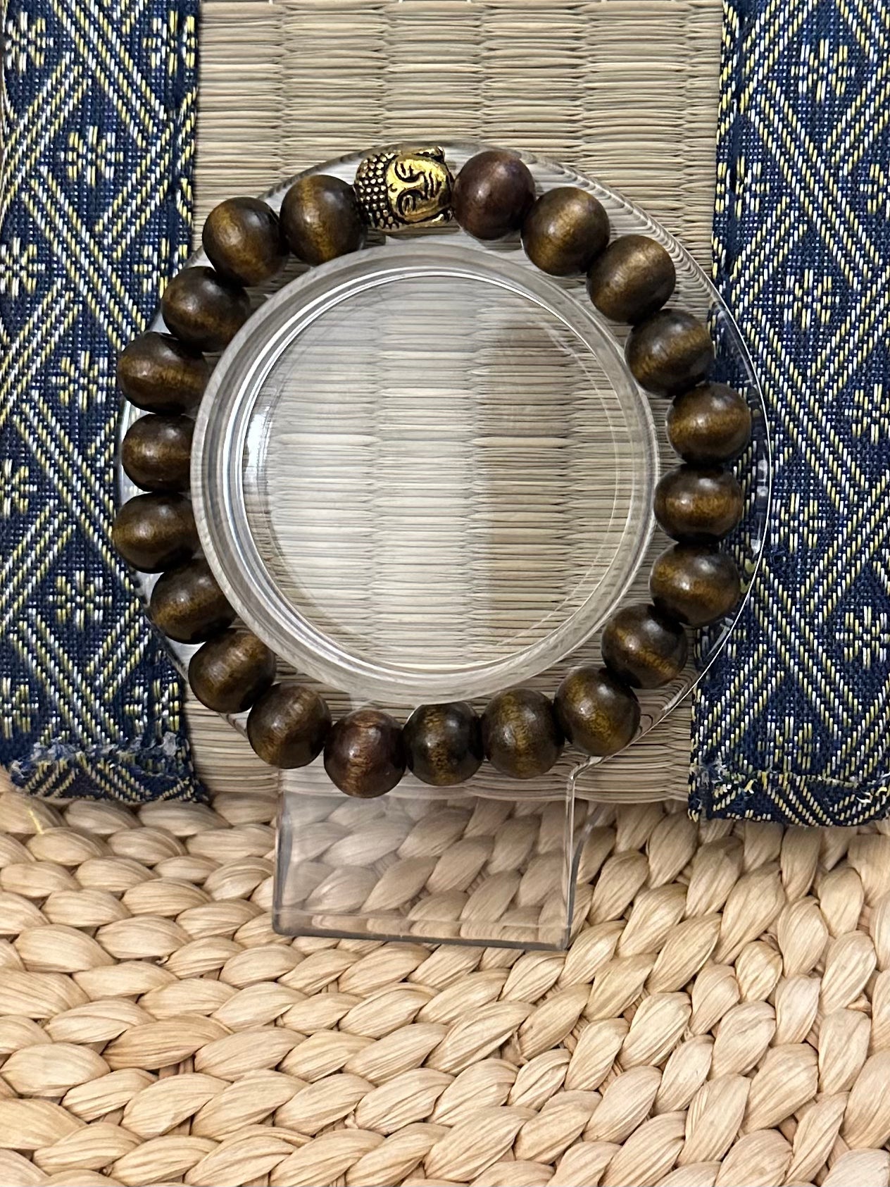 Buddha Wood Bracelet