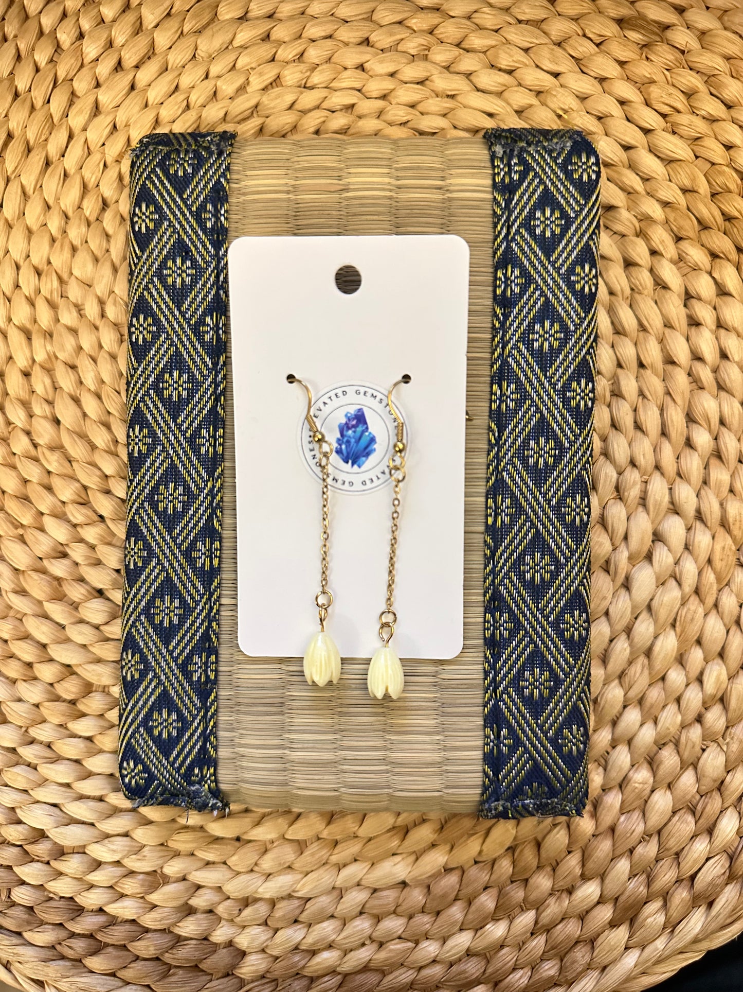 Pikake Flower Dangle Earrings