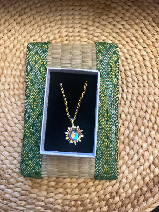 Gold Sun Necklace