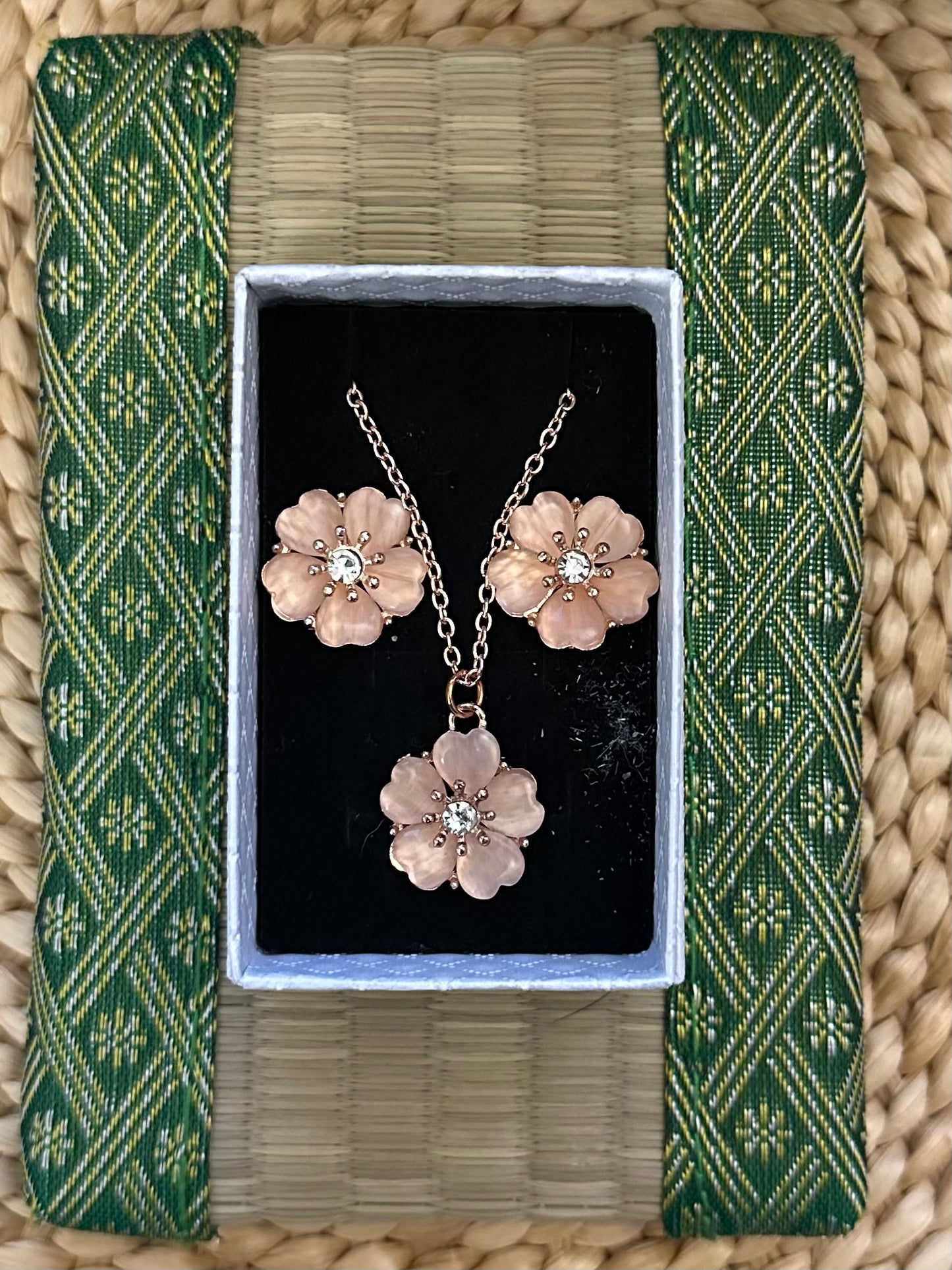 Cherry Blossom Jewelry Set