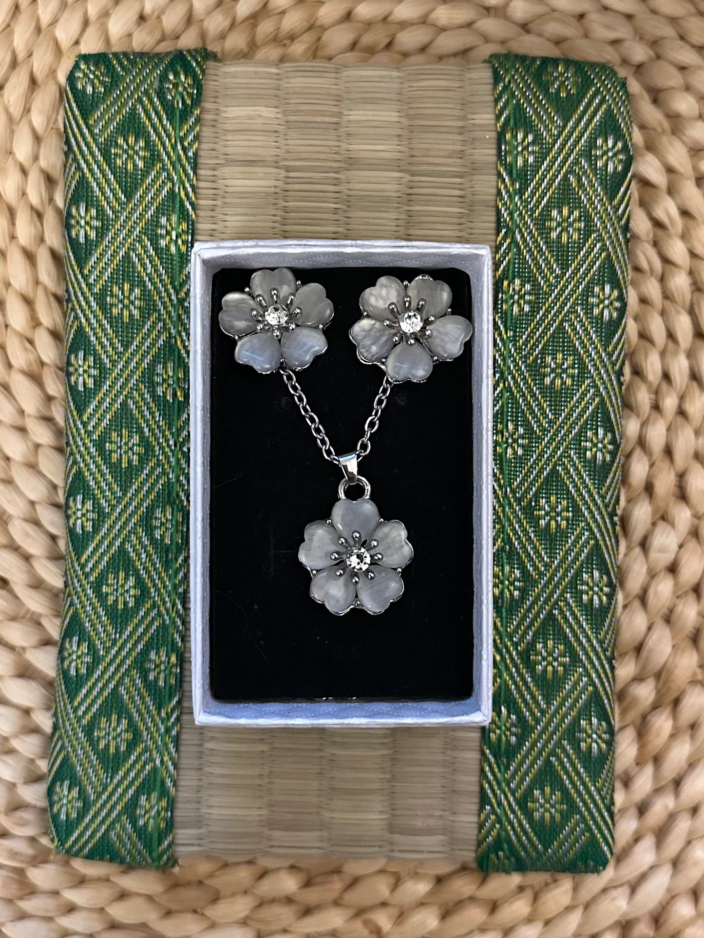 Cherry Blossom Jewelry Set