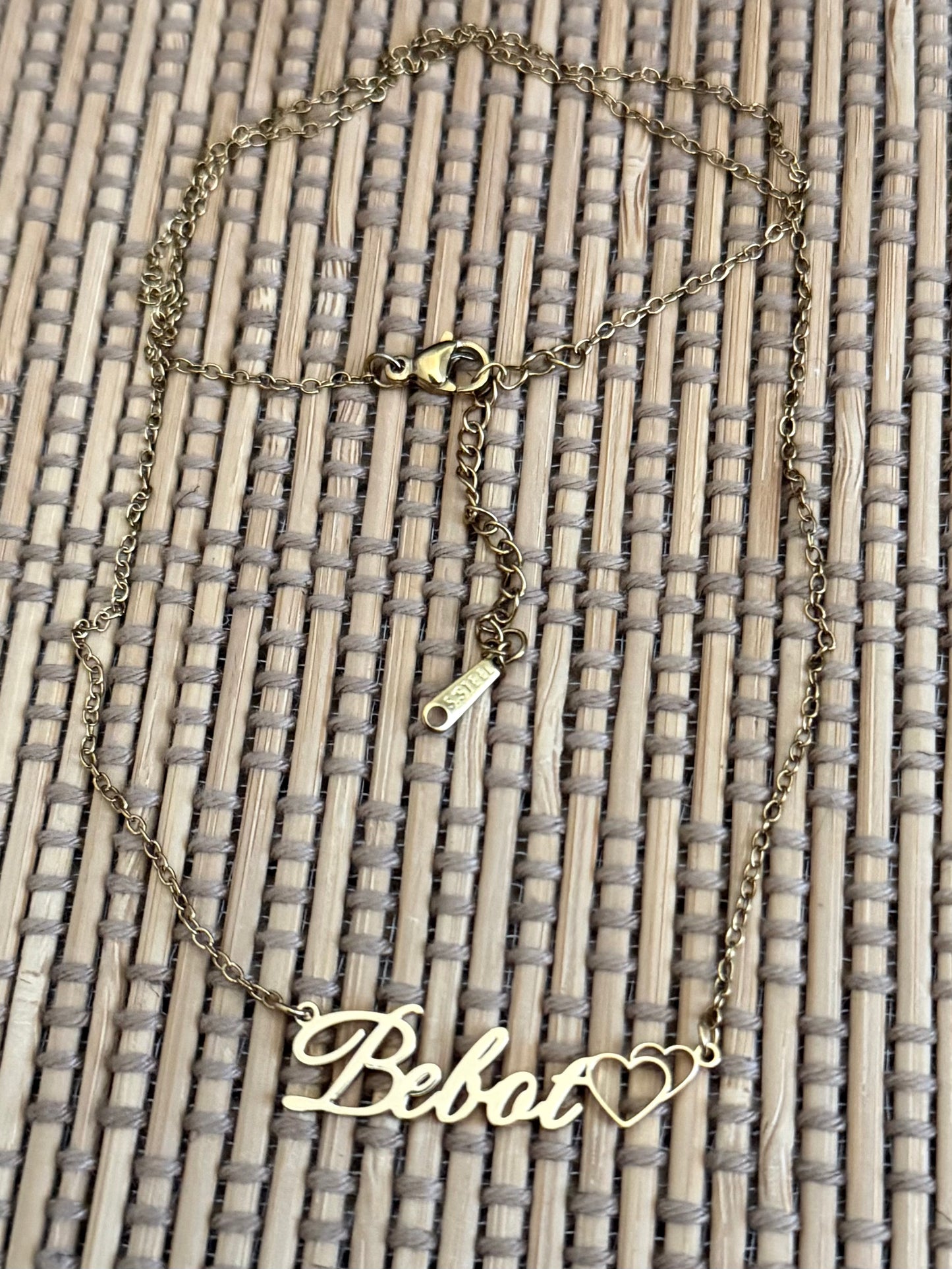 Gold Bebot Necklace