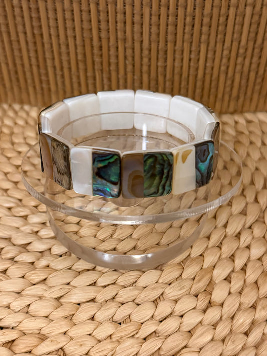 Abalone Square Bracelet