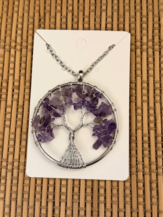Crystal Tree Necklace