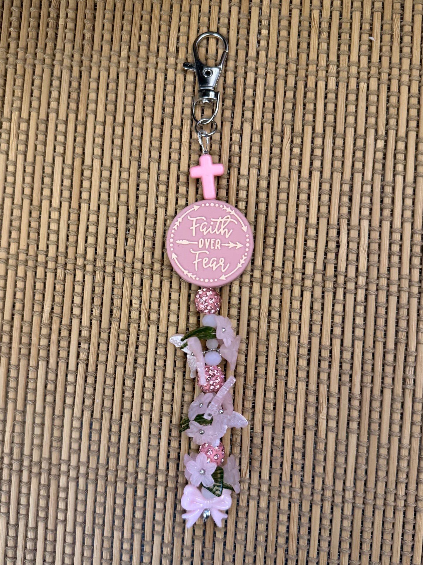 Faith Over Fear Keychain