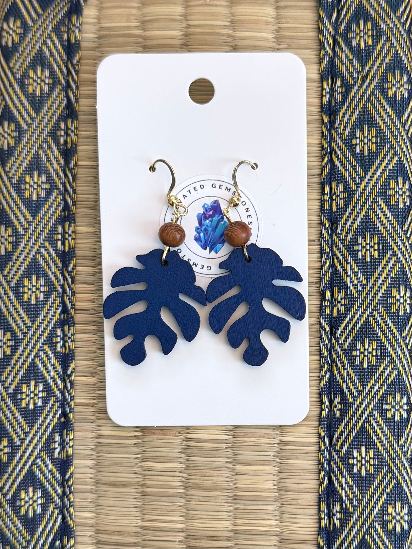 Filipino Wood Bead Earrings
