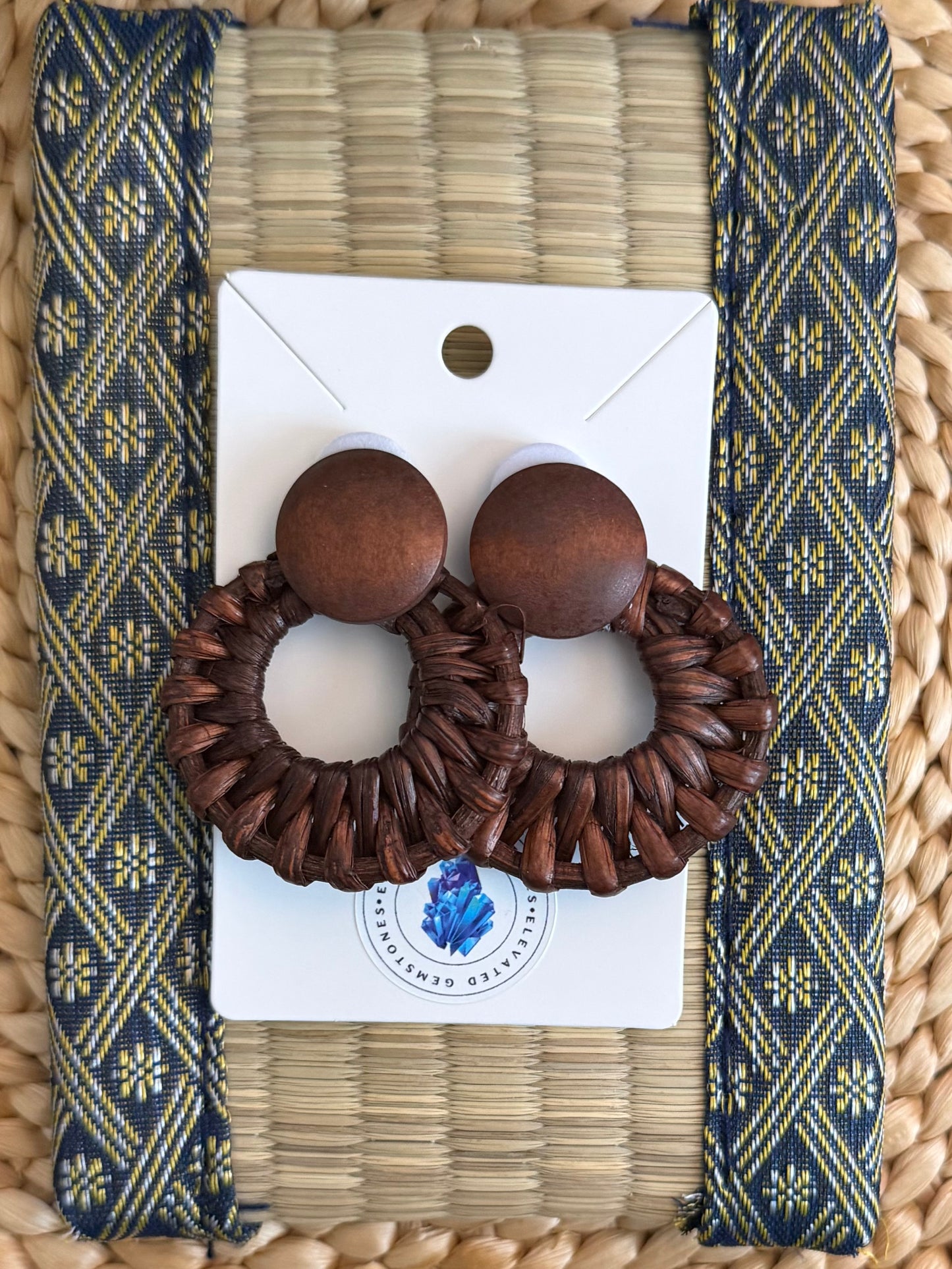 Rattan Earrings
