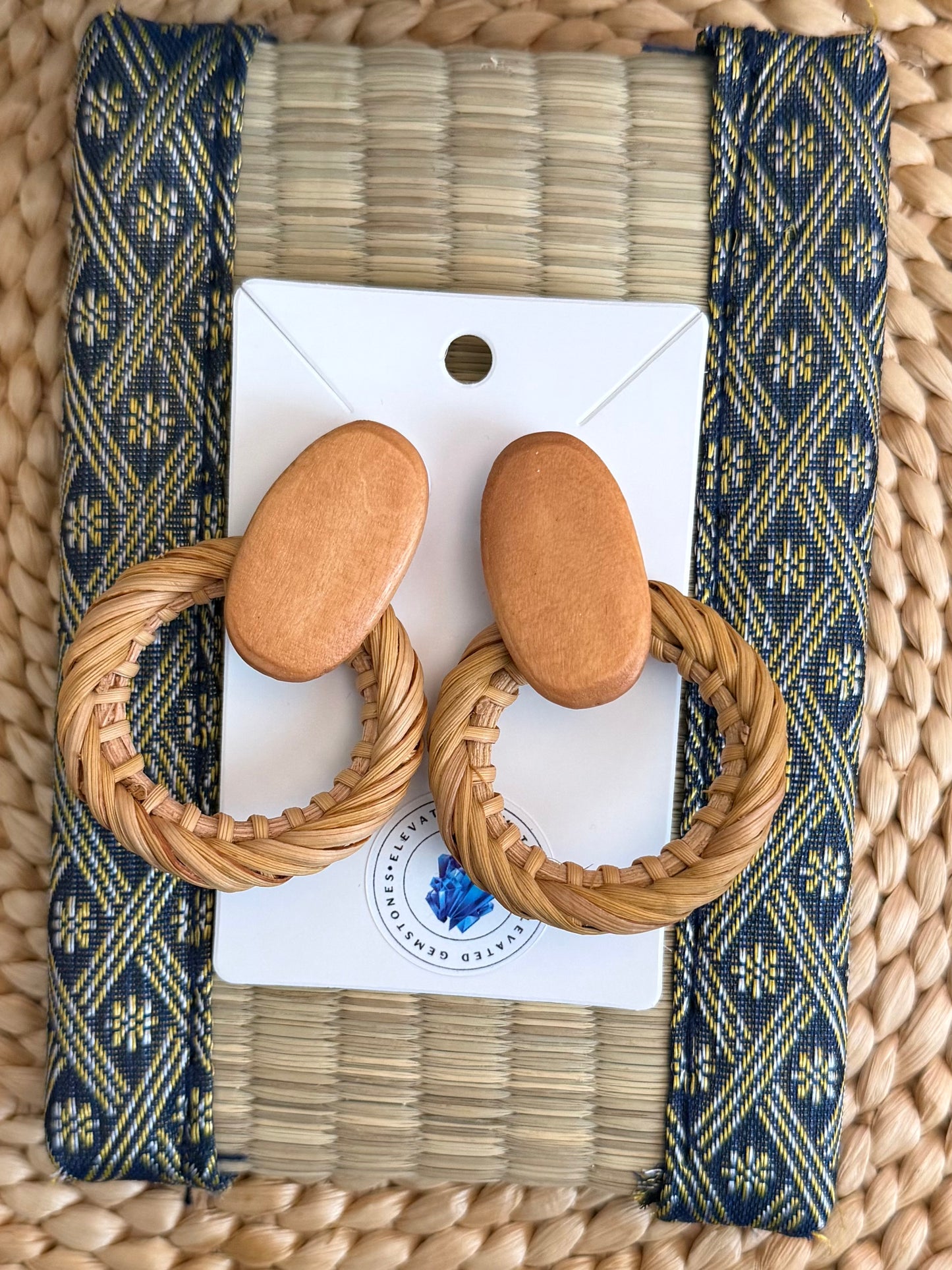 Rattan Earrings
