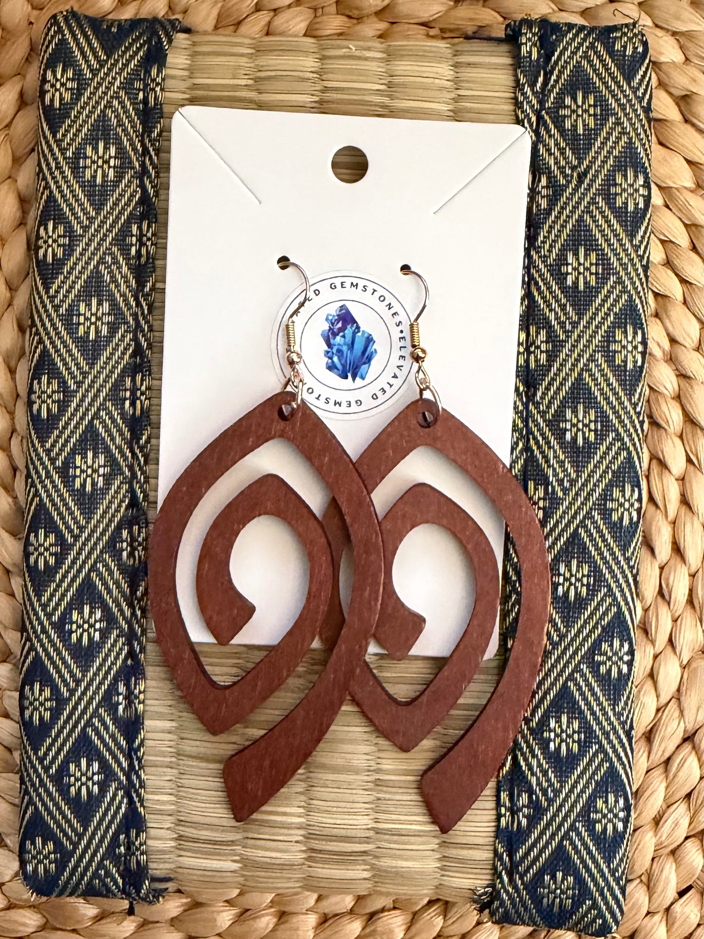 Oval Spiral Earrings