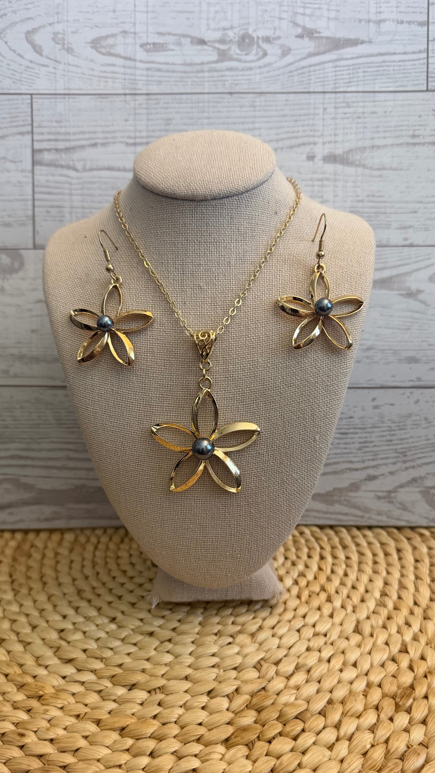 Flower Jewelry Set