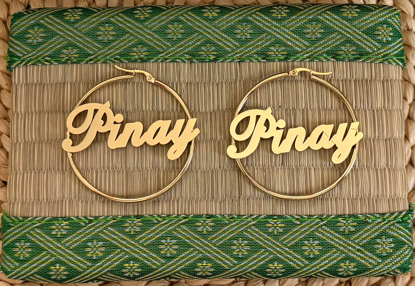 Pinay Hoop Earrings