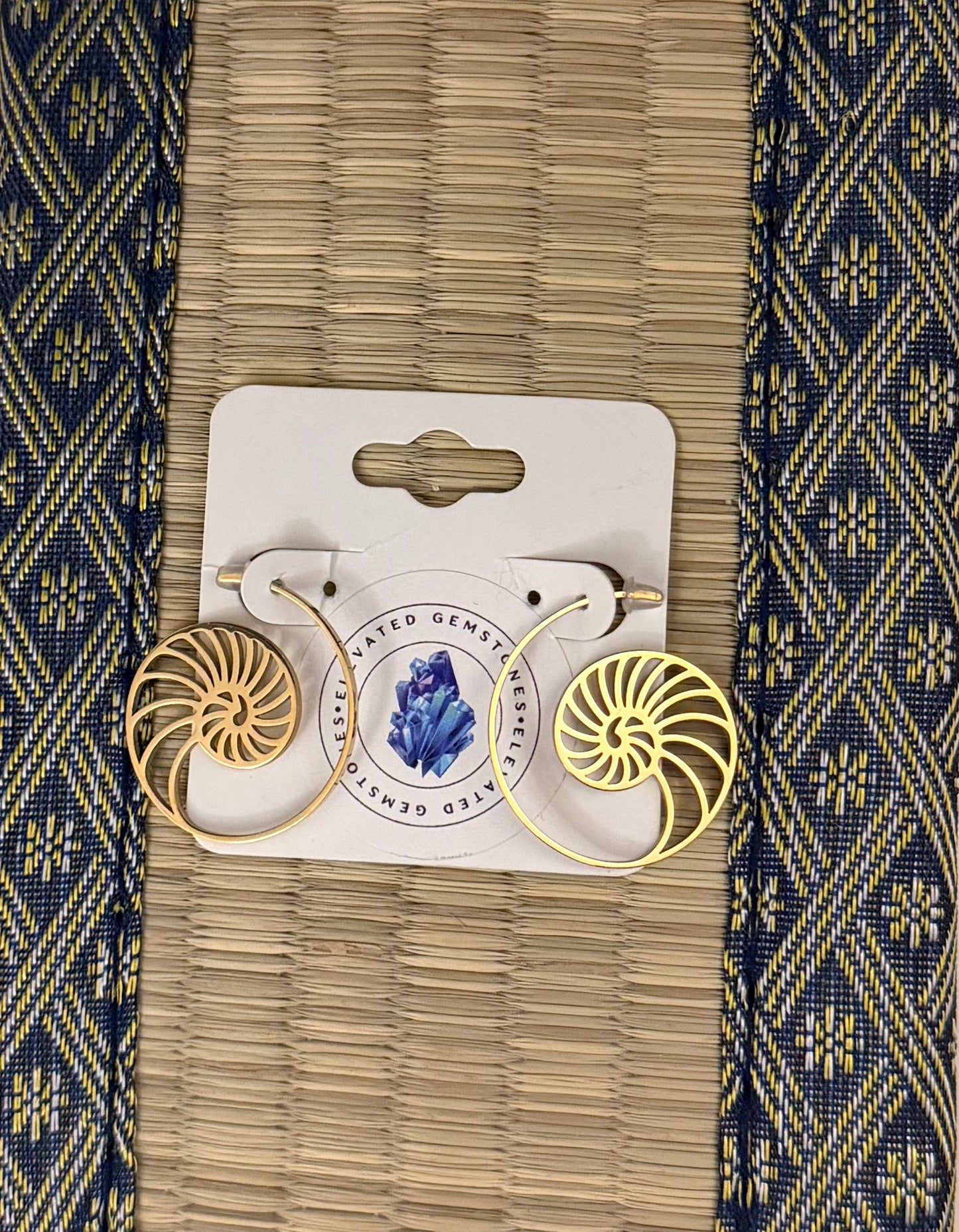 Snail Hoop Earring