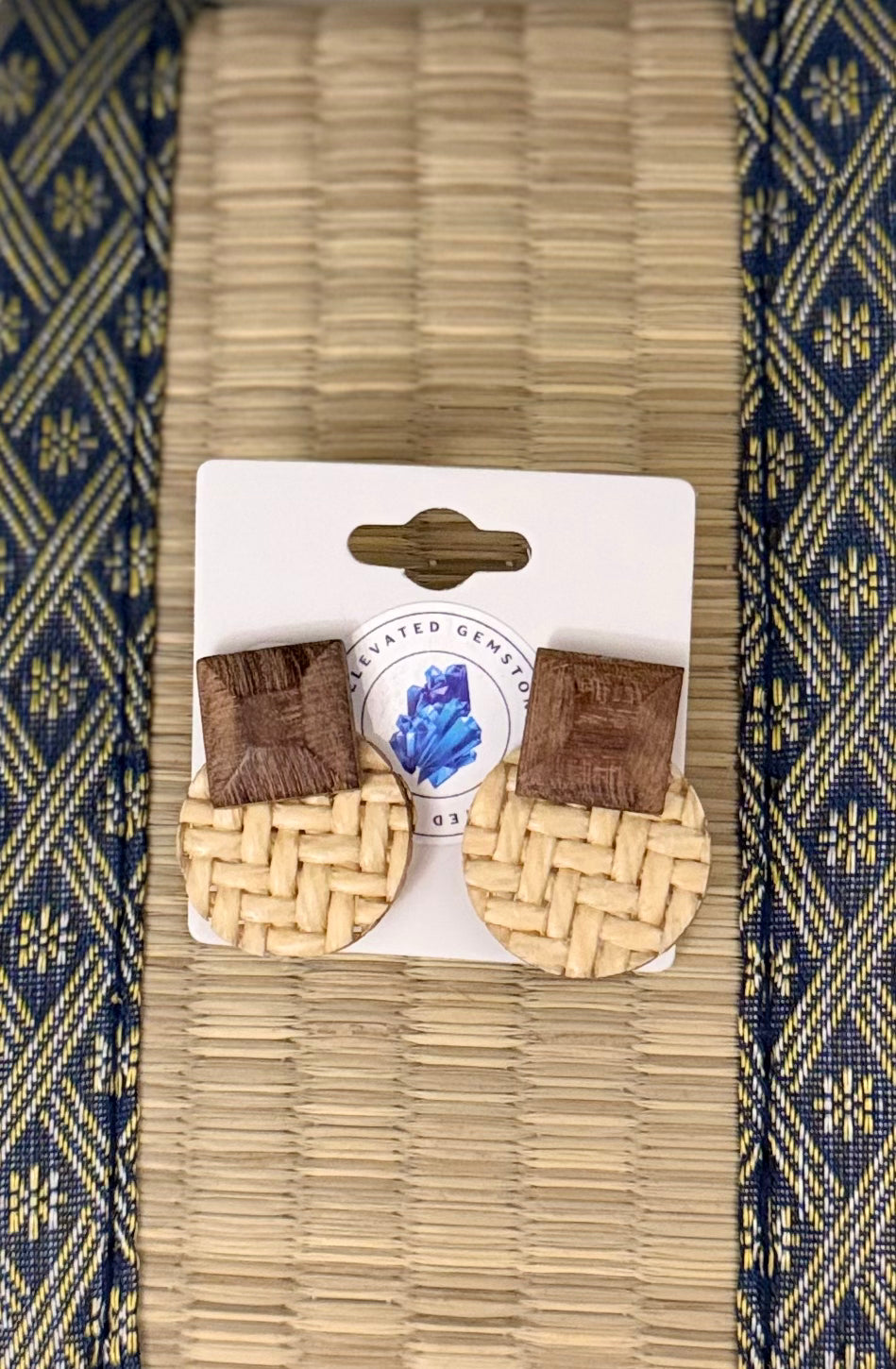 Rattan Earrings