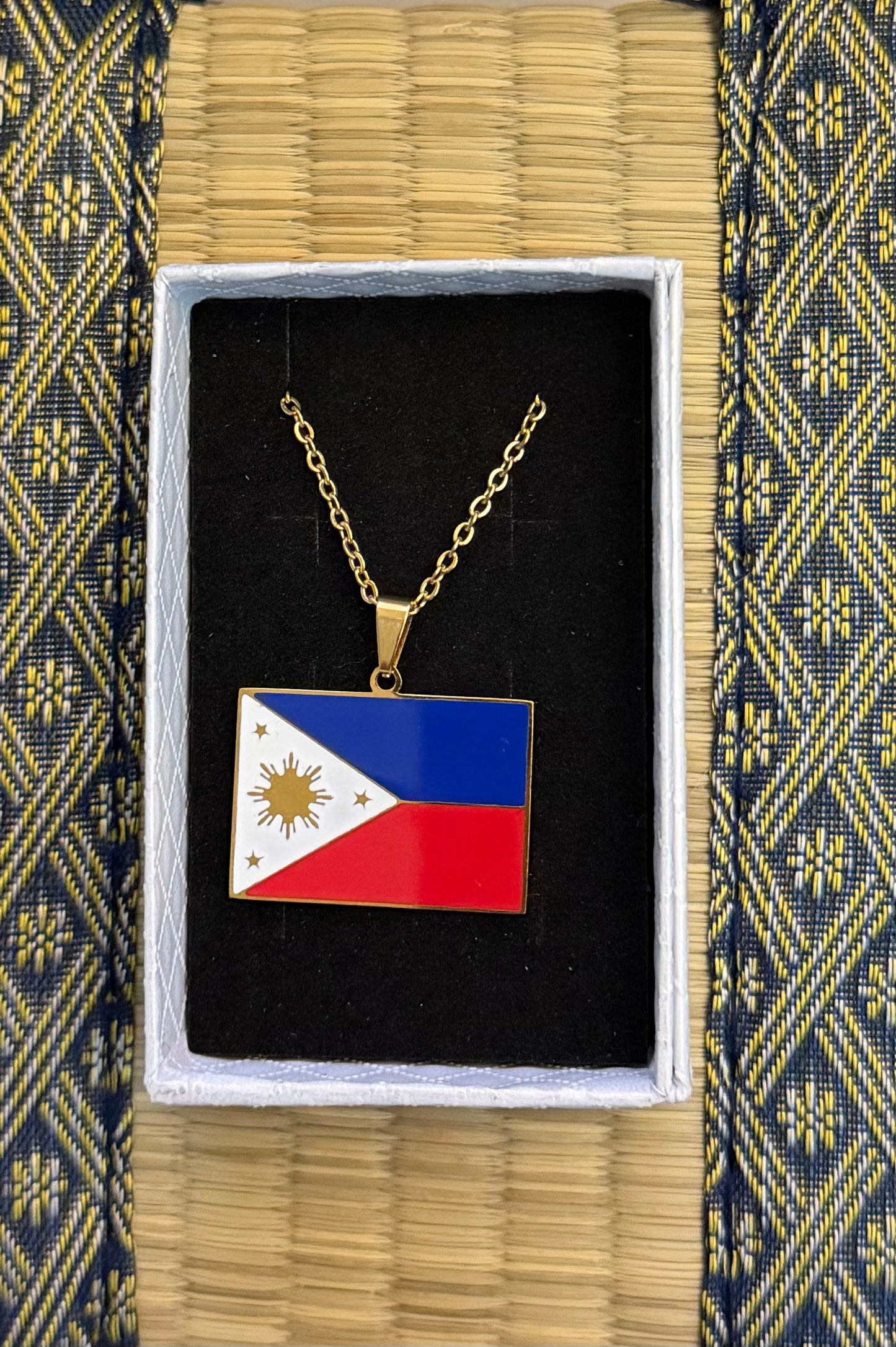 Philippine Flag Necklace