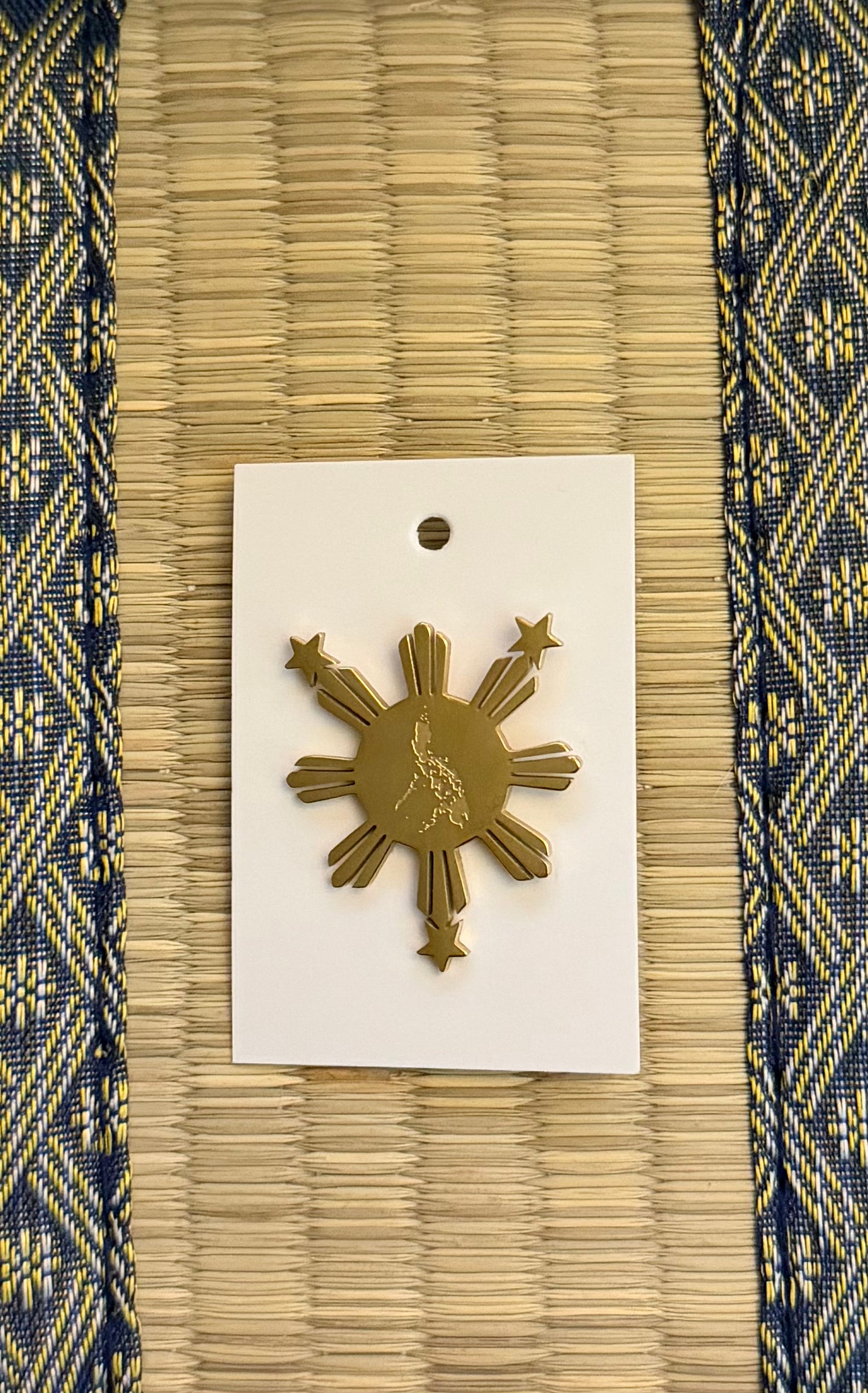Philippine Sun Push Pin