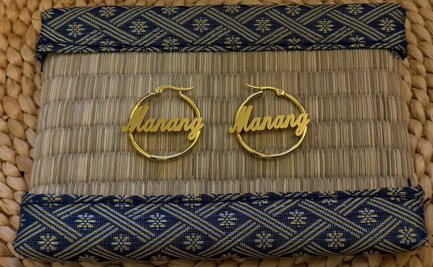Manang Hoops Earrings