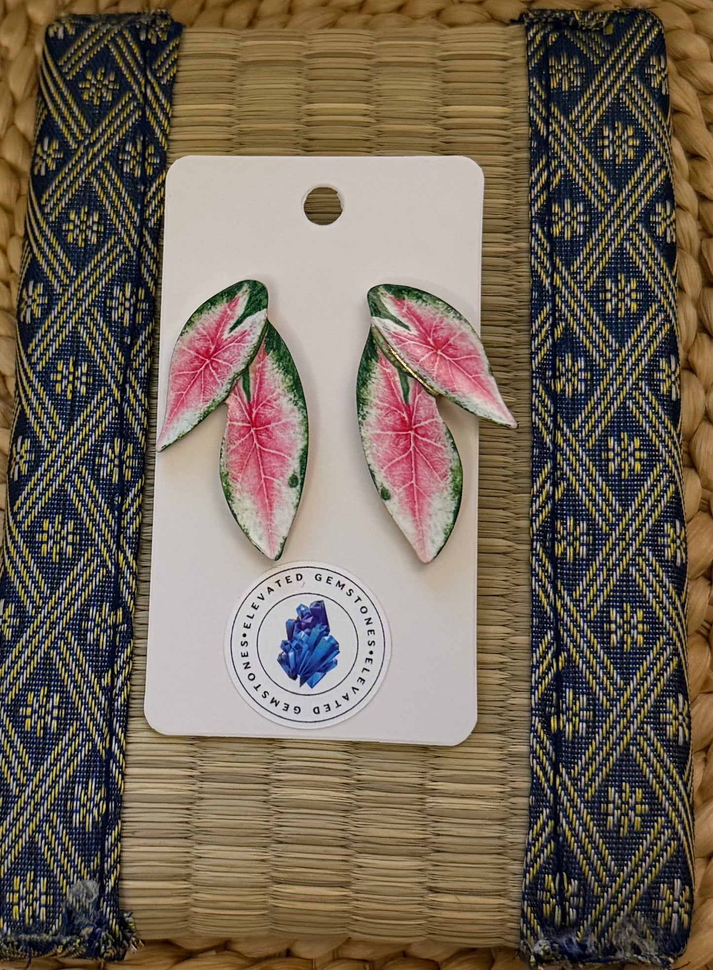 Vibrant Leaf Earrings