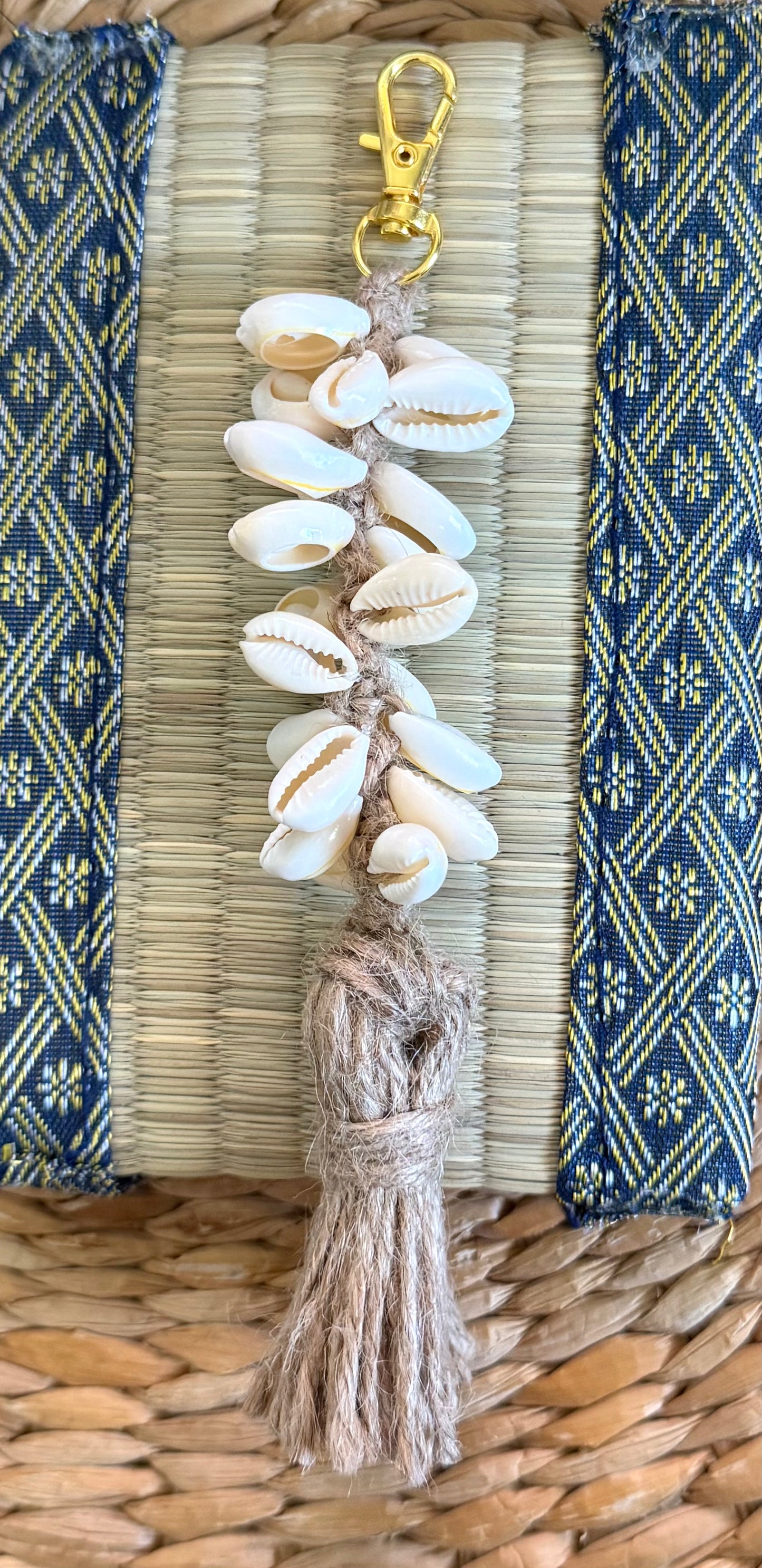 Cowrie Shell Tassel  Bag Chain
