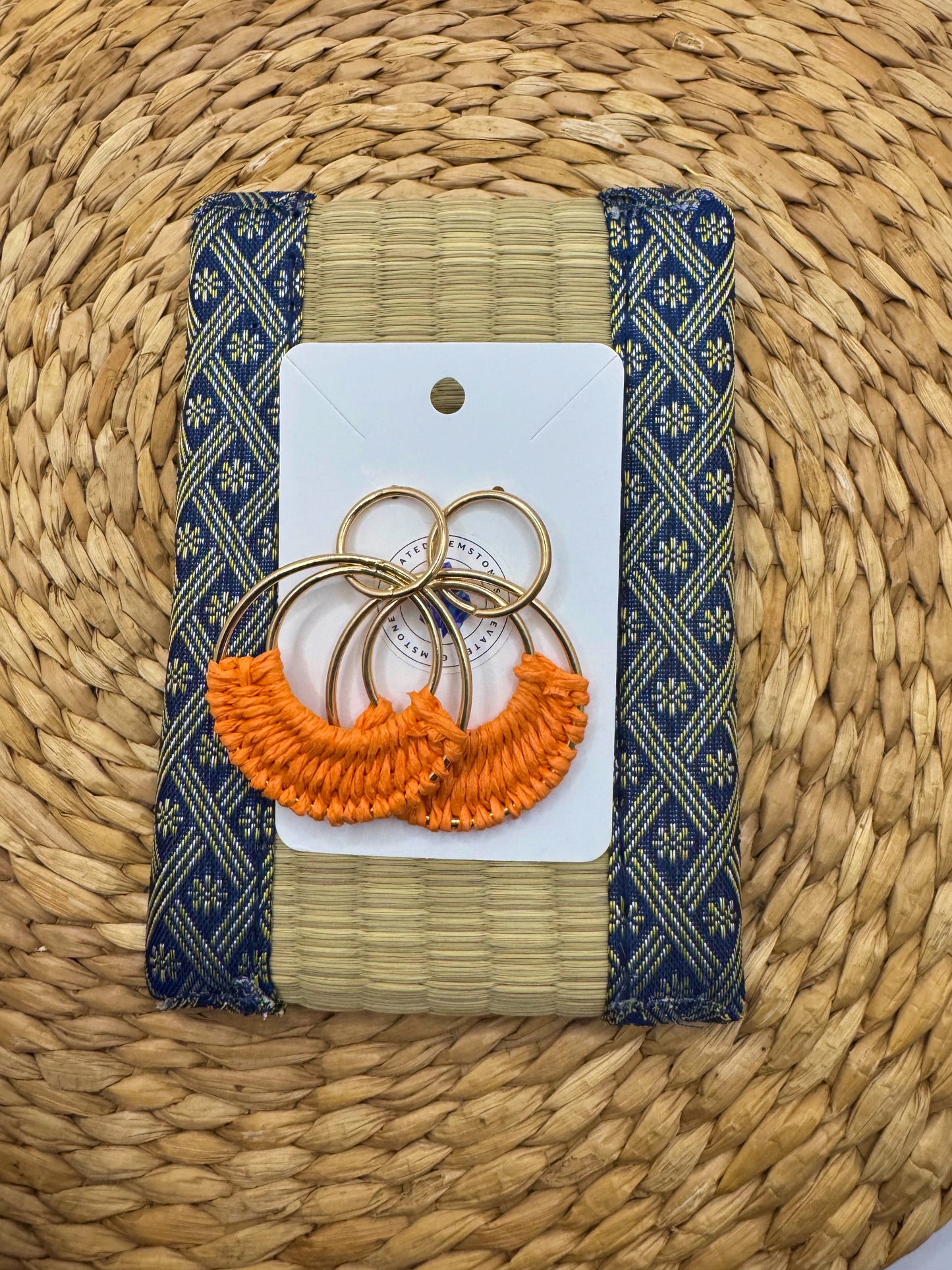 Rattan Earrings