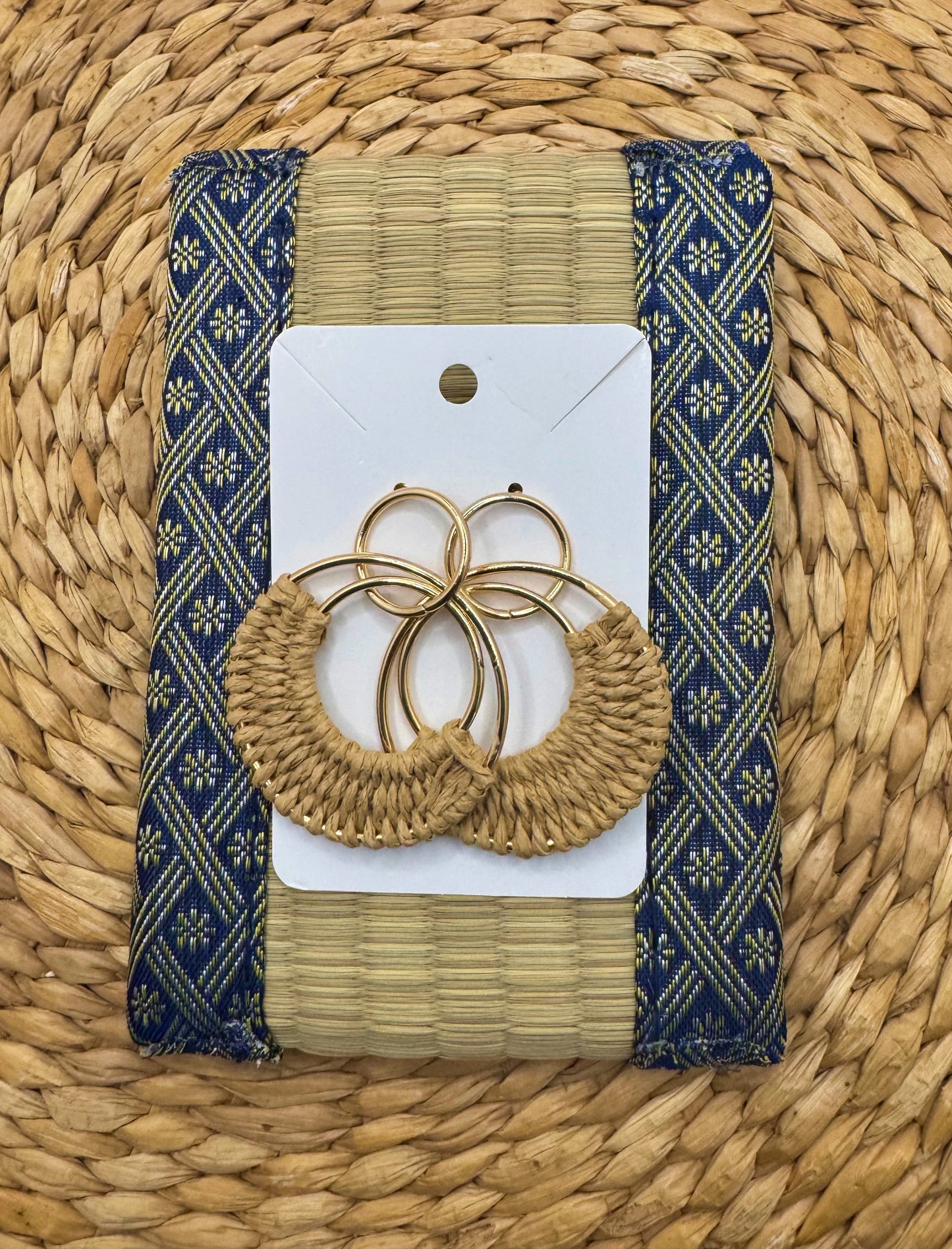 Rattan Earrings