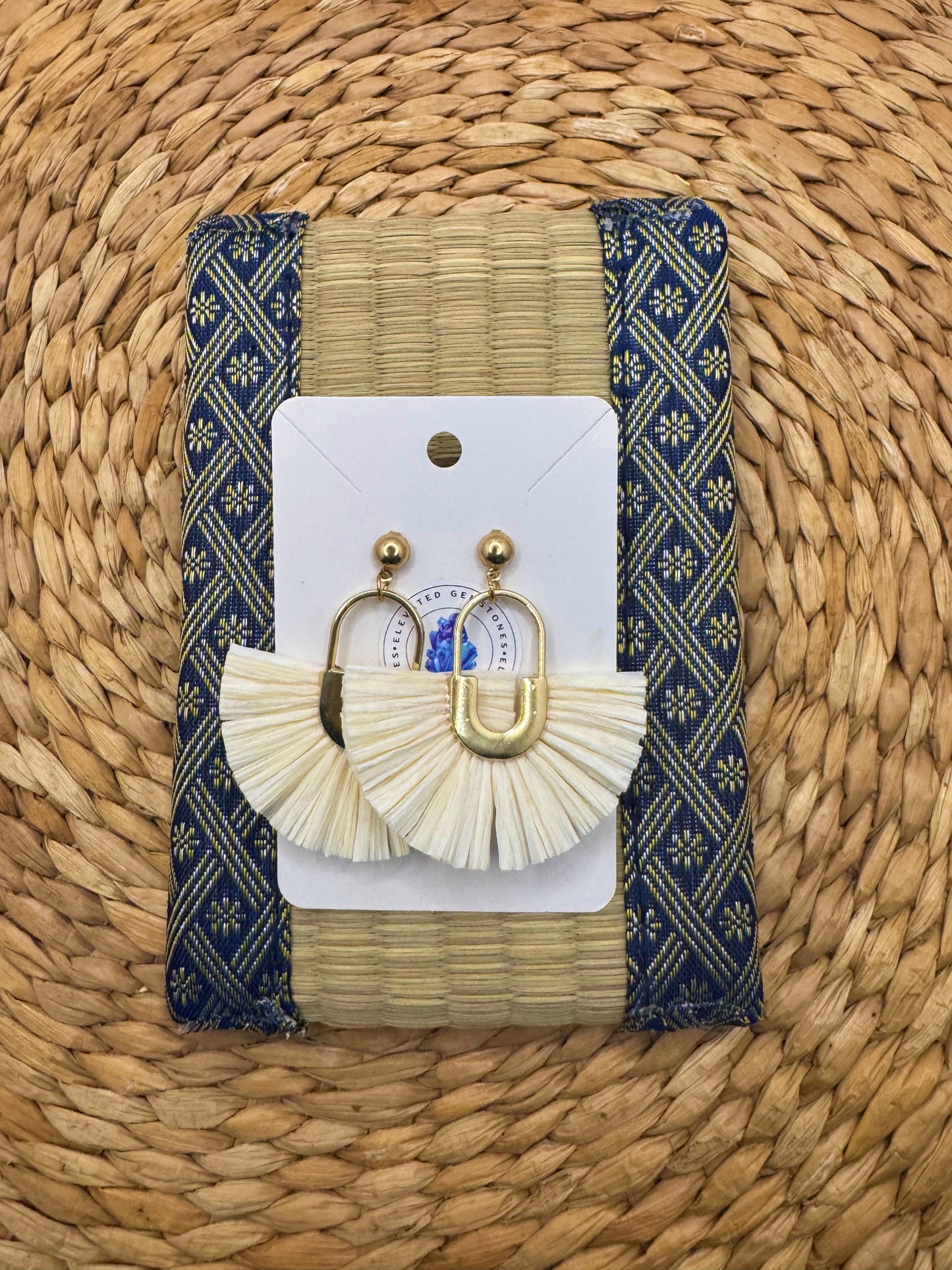 Rattan Earrings