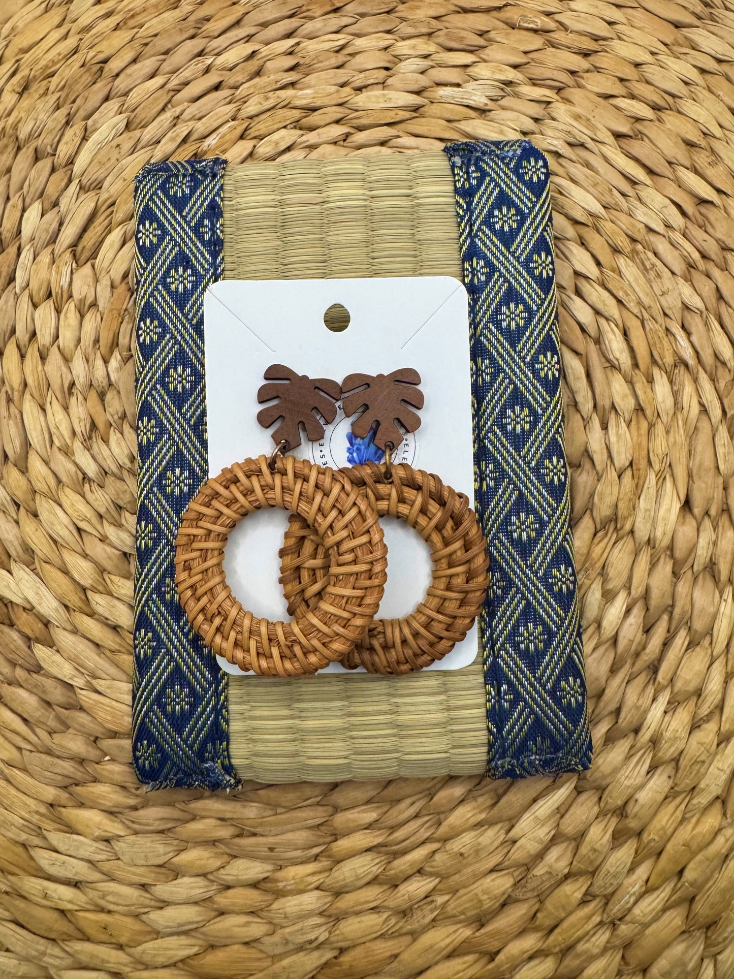 Rattan Earrings
