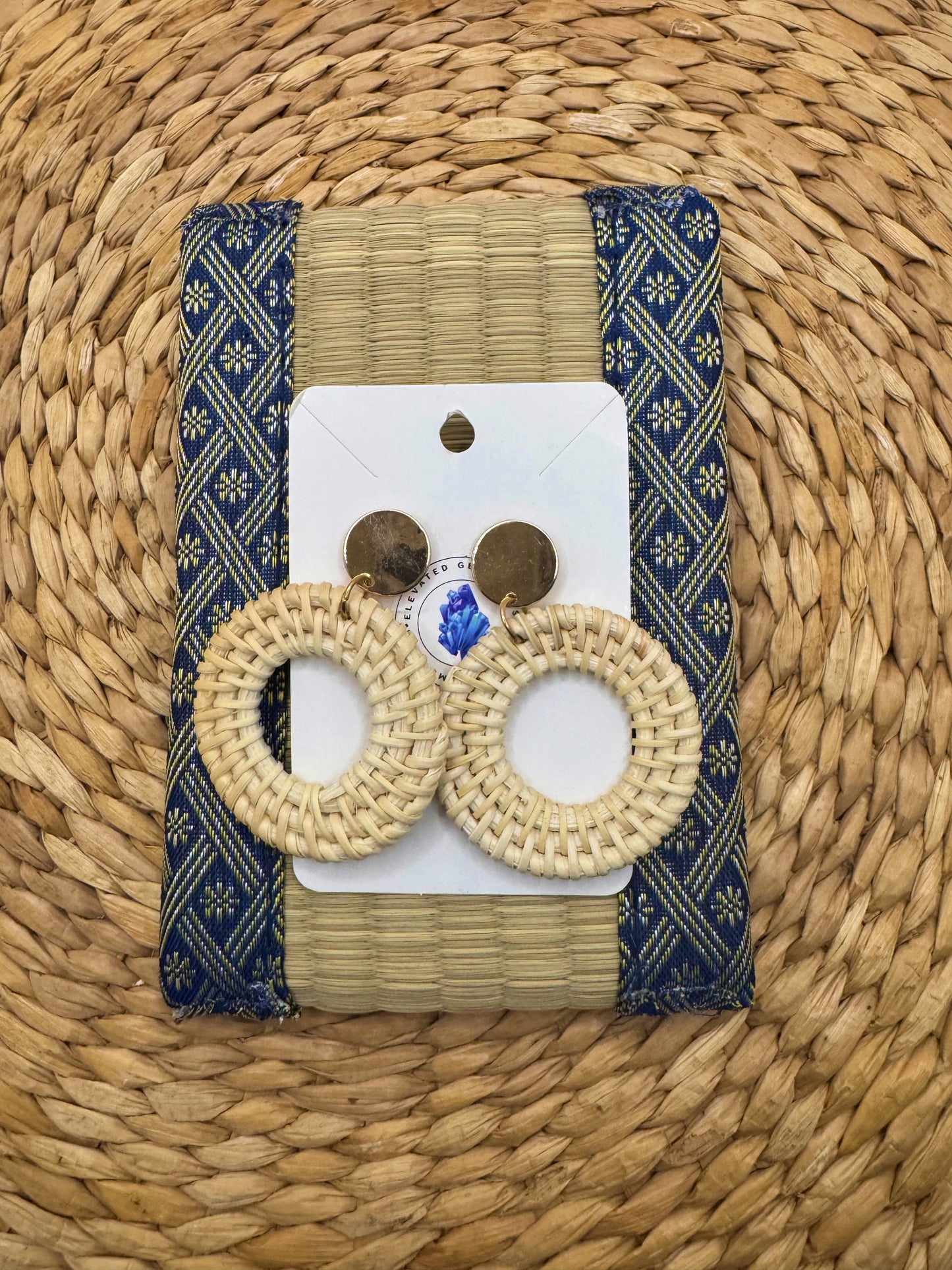 Rattan Earrings