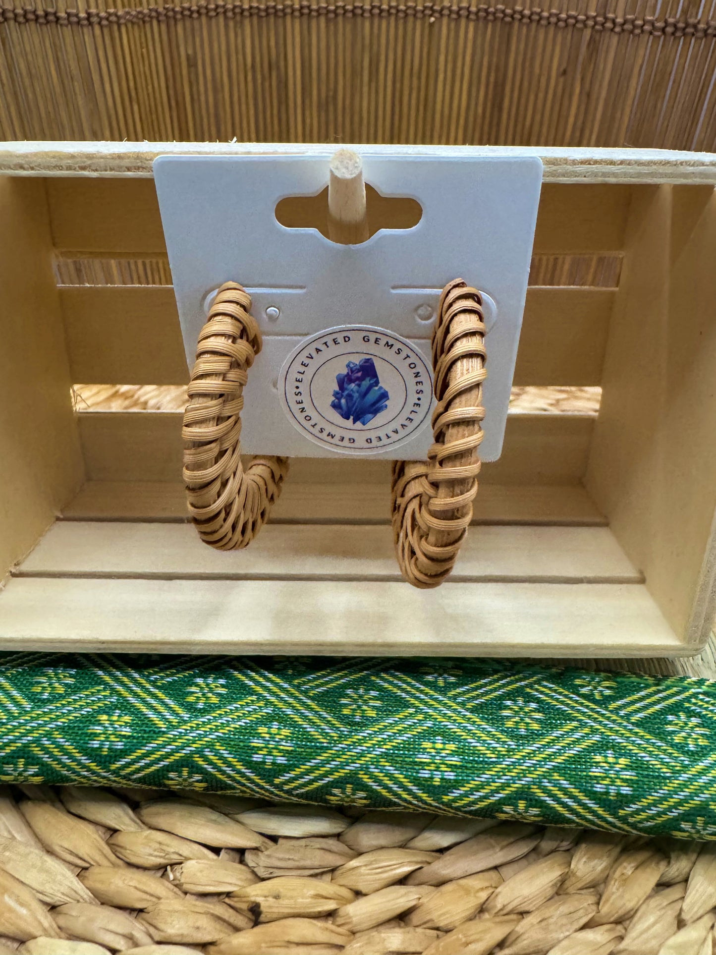 Rattan Earrings