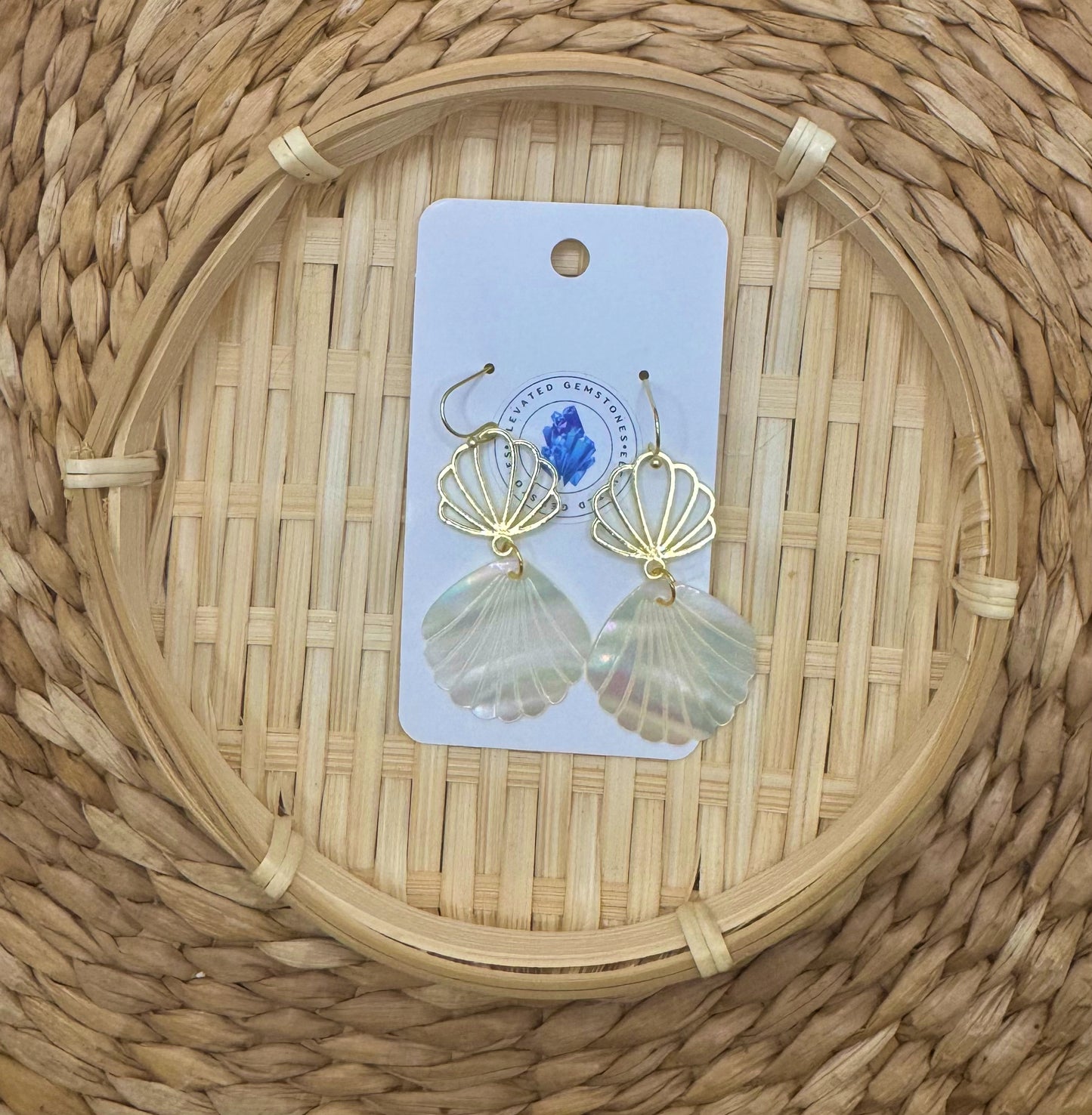 Gold Shell Earring