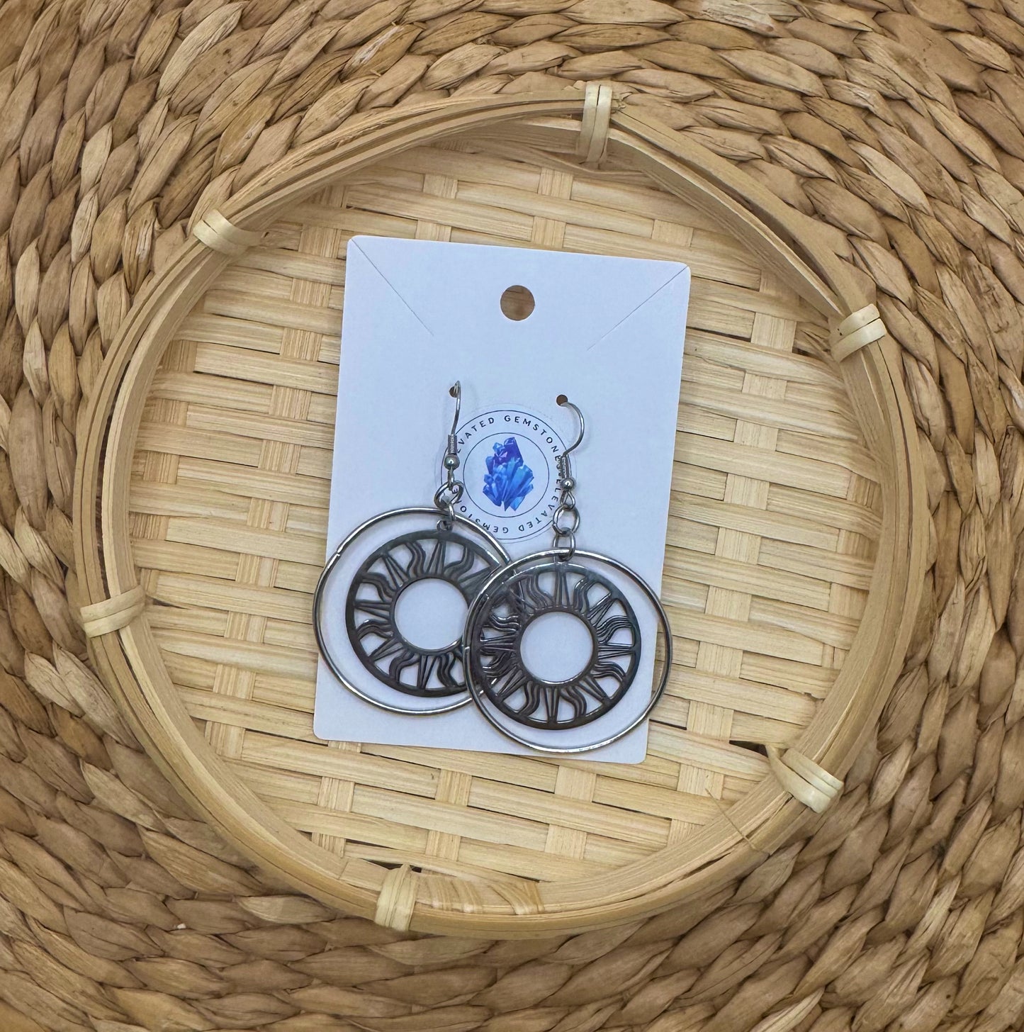 Philippine Sun Hoop Earrings