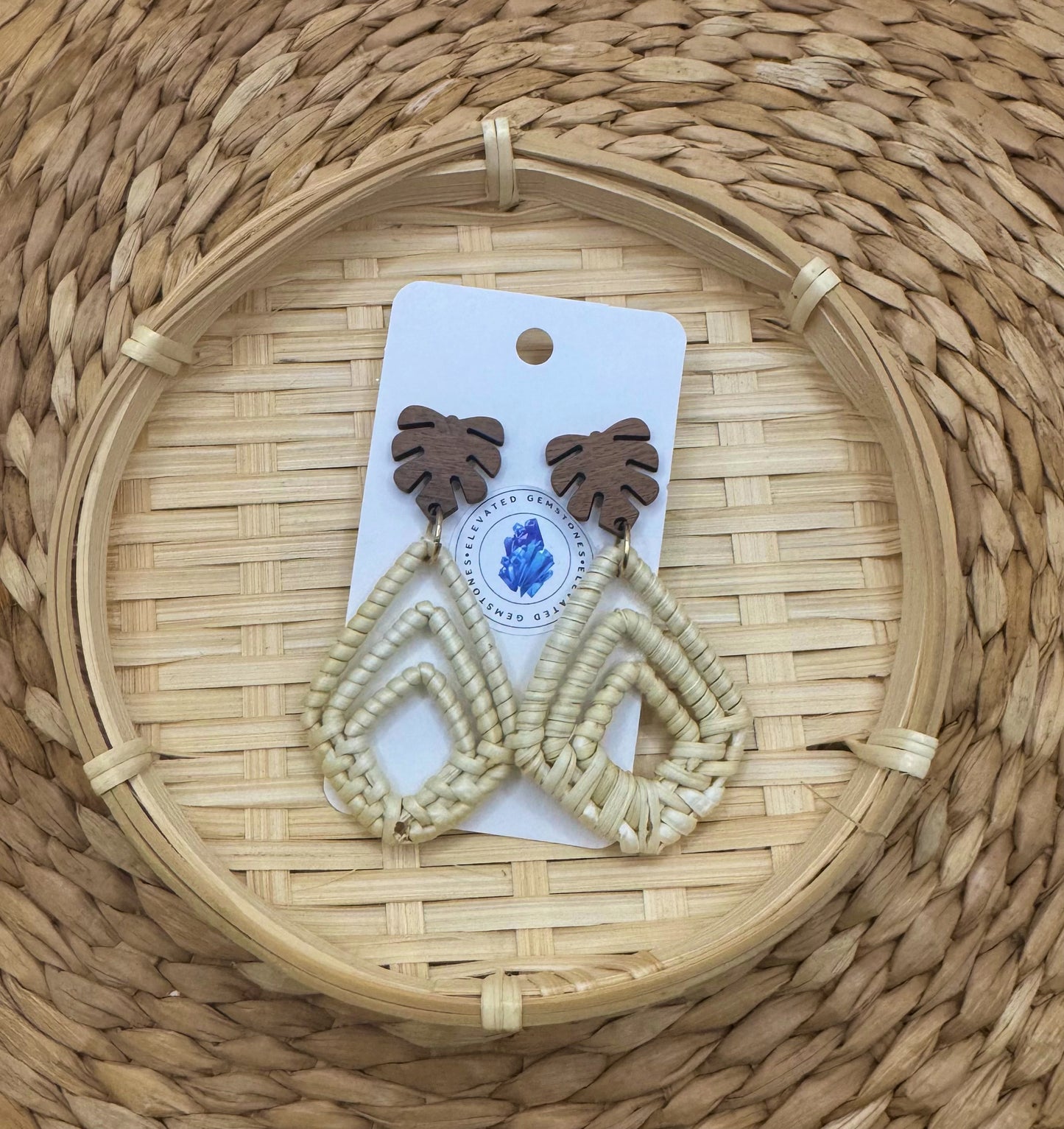 Rattan Earrings