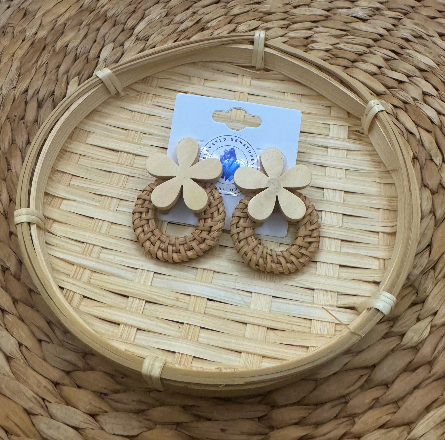Rattan Earrings