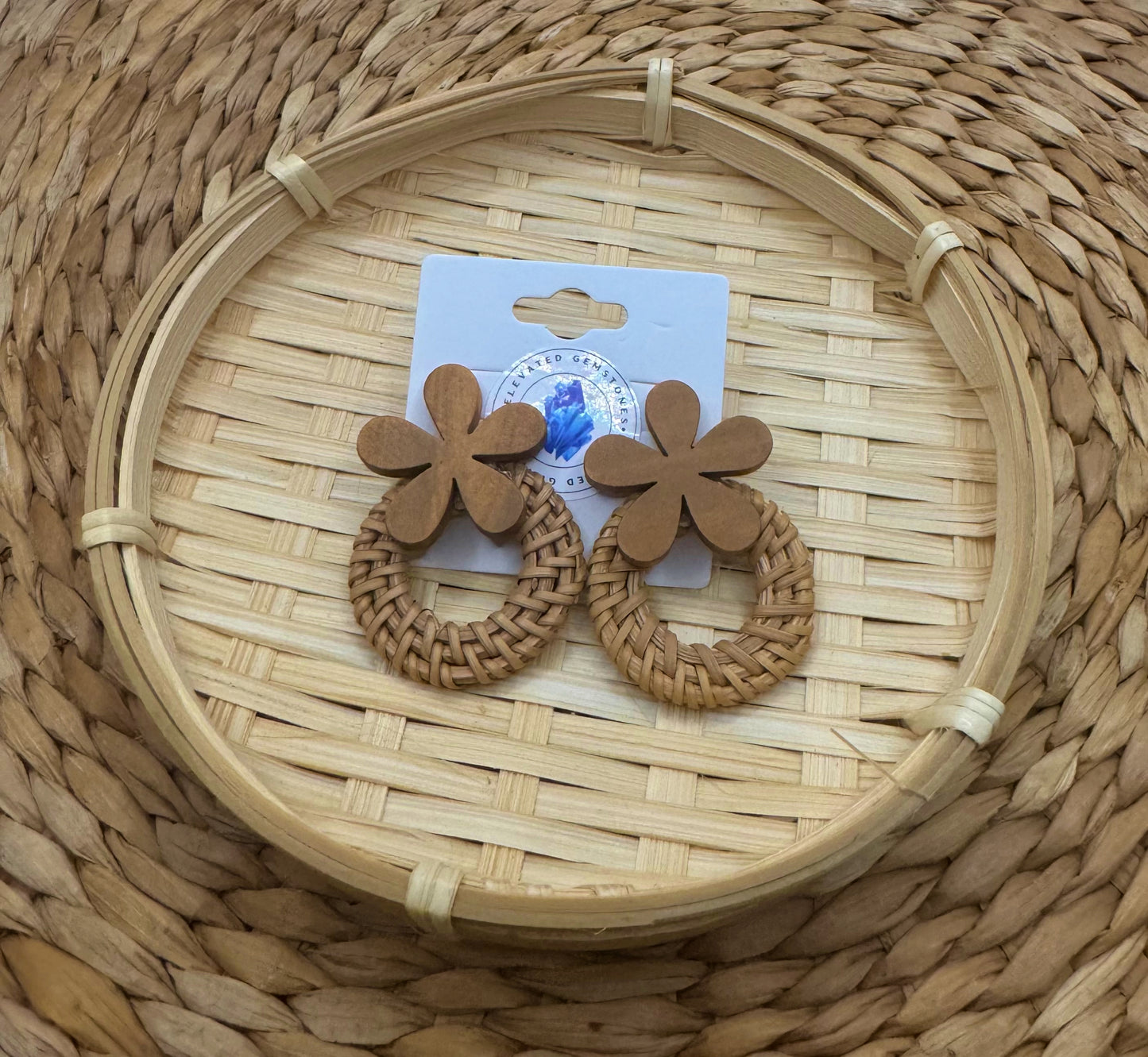 Rattan Earrings