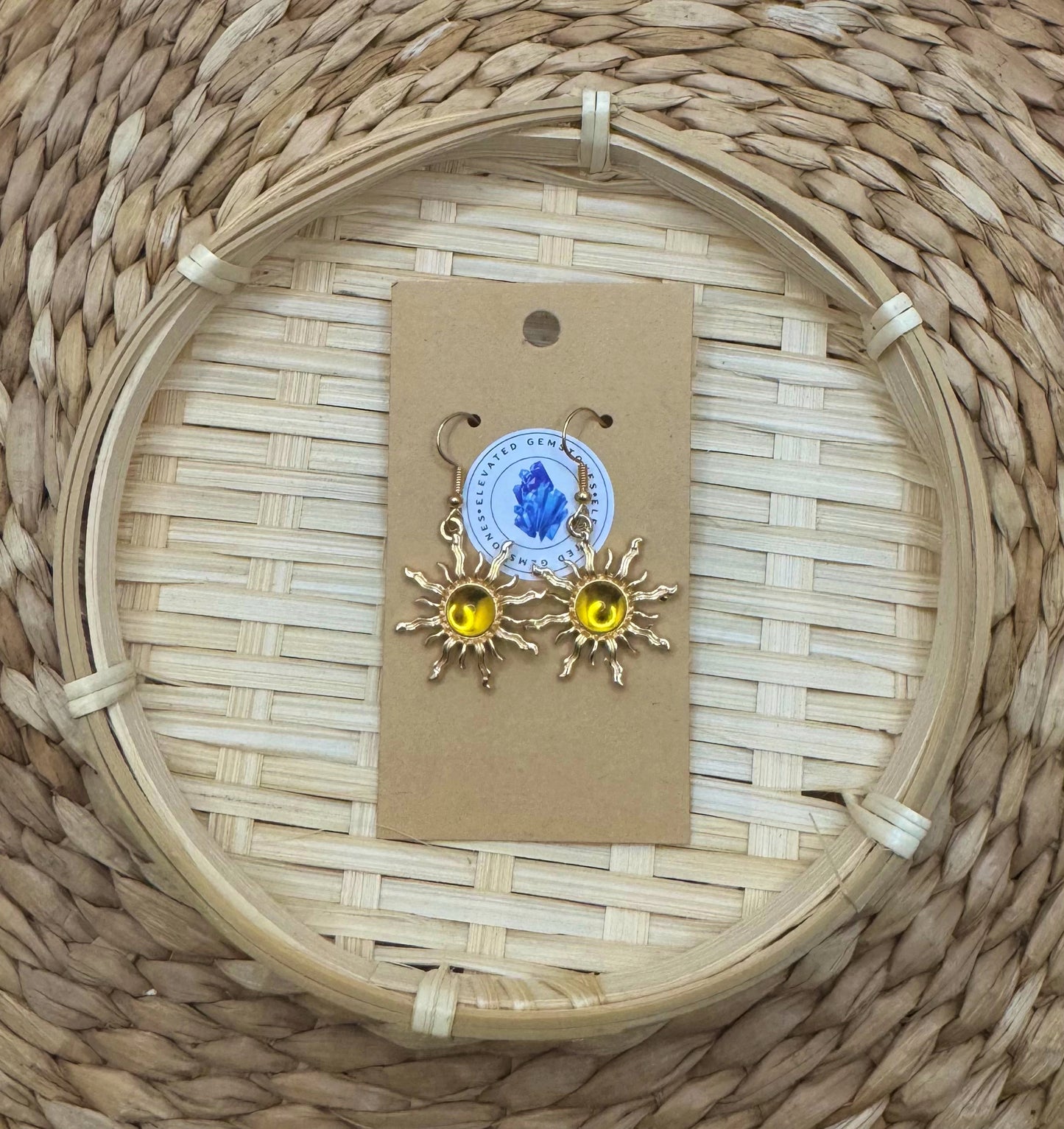 Flaming Sun Earrings