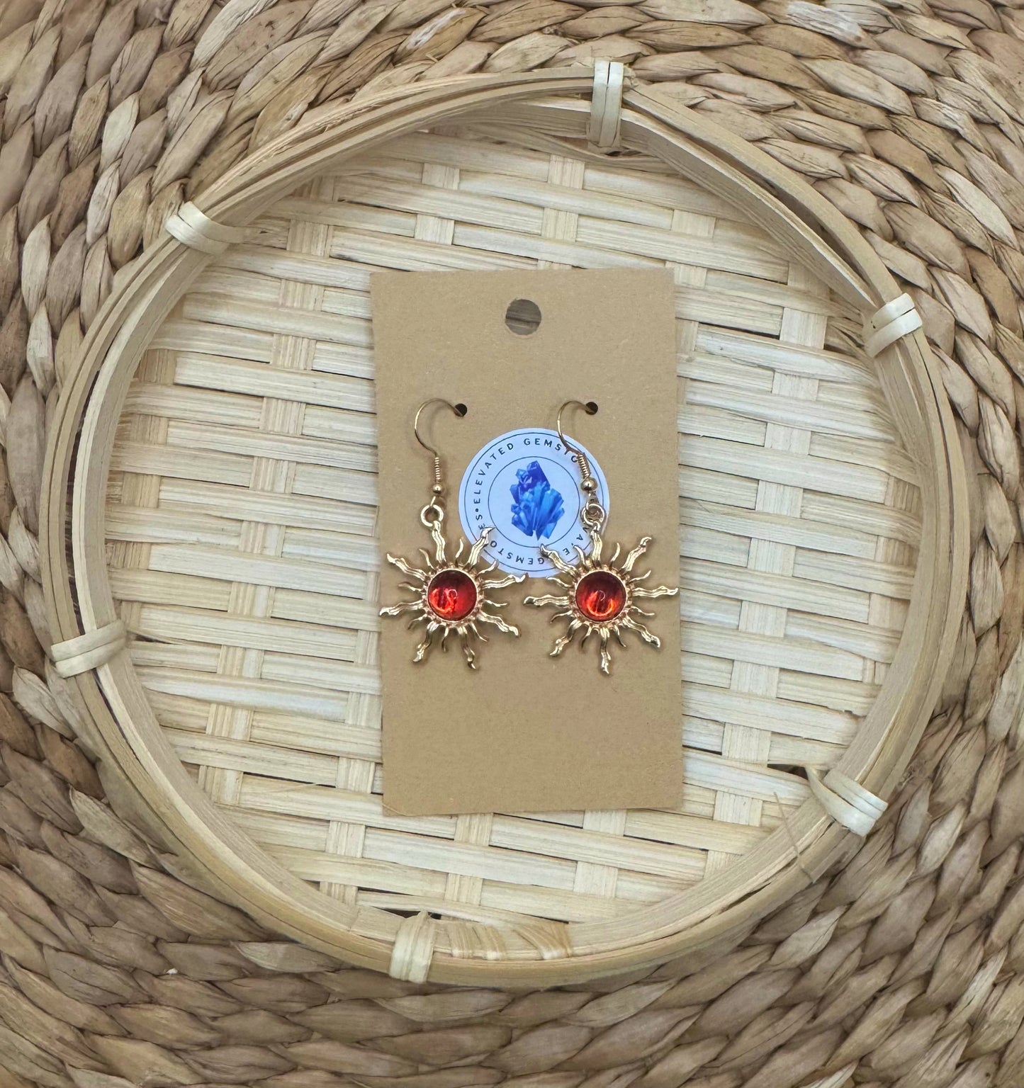 Flaming Sun Earrings