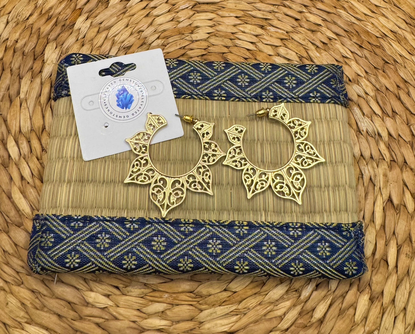 SunFlower Hoop Earrings
