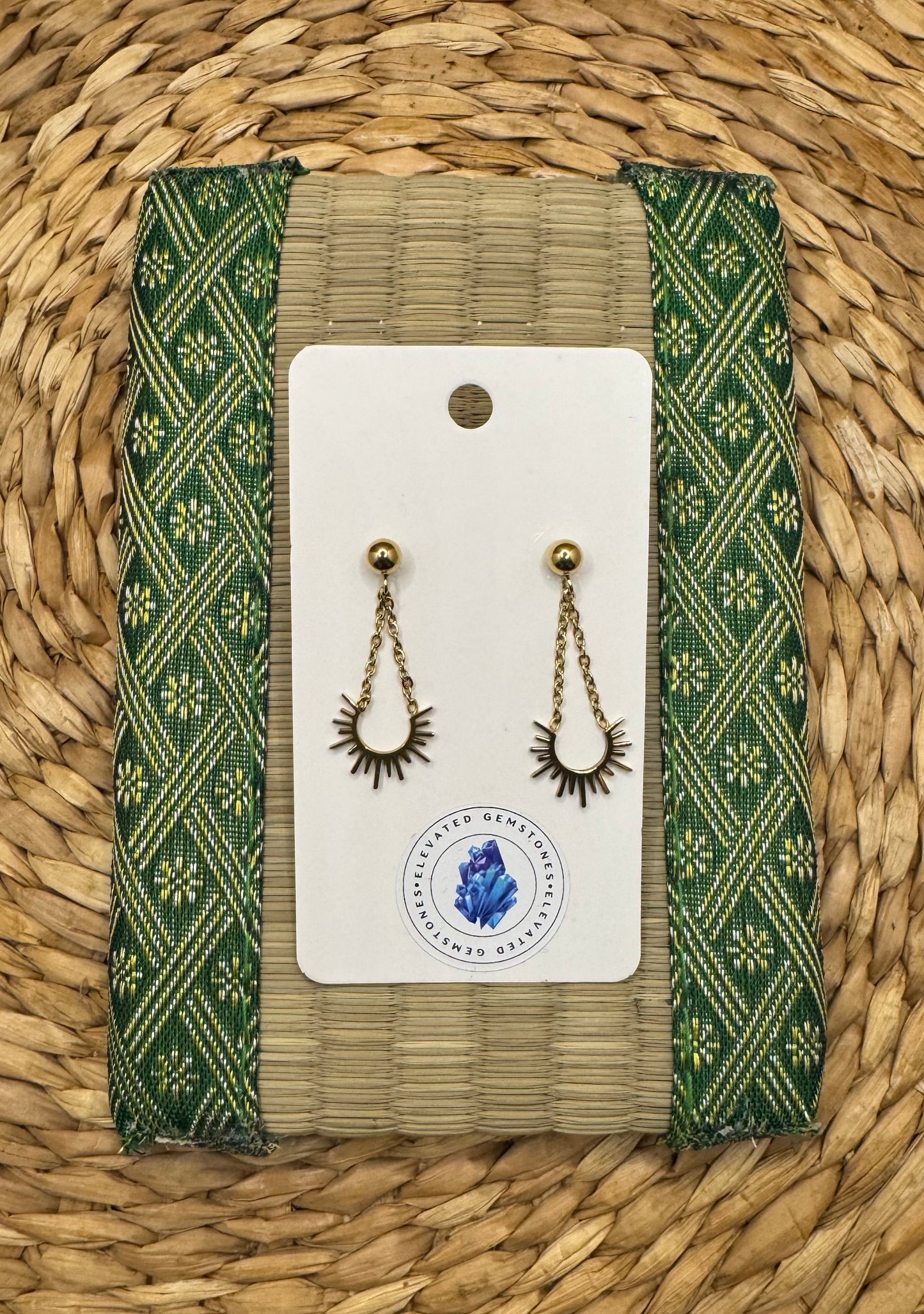 SunBurst Drop Earrings