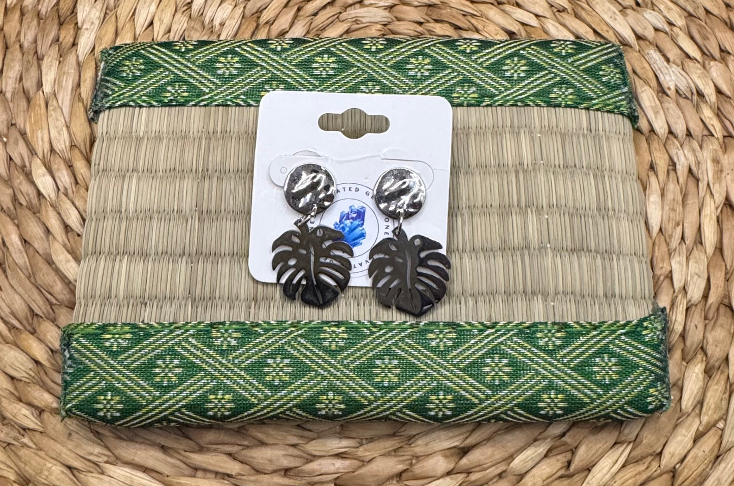 Monstera Earrings