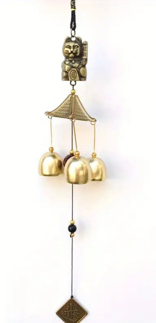 Lucky Cat Wind Chime