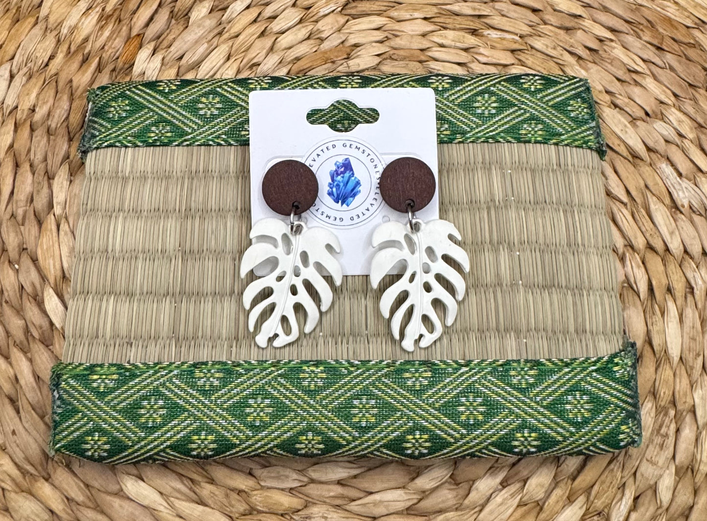 Monstera Earrings