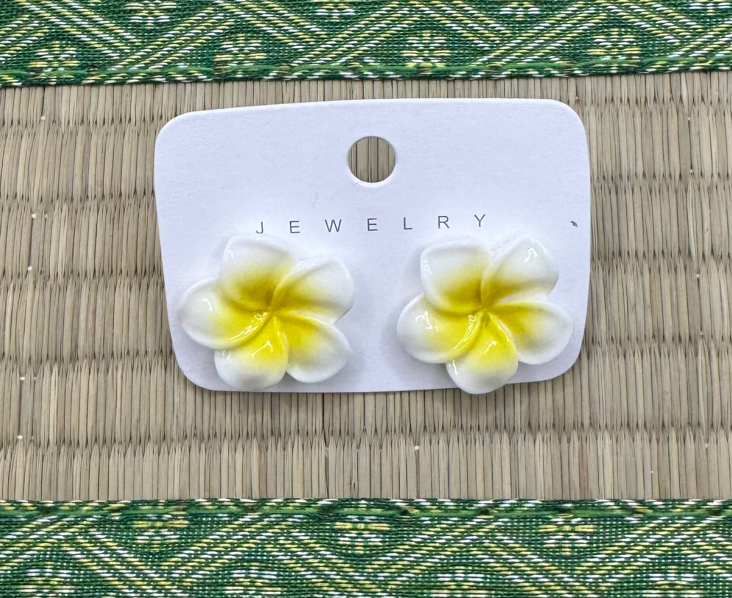 Hibiscus Stud Earrings