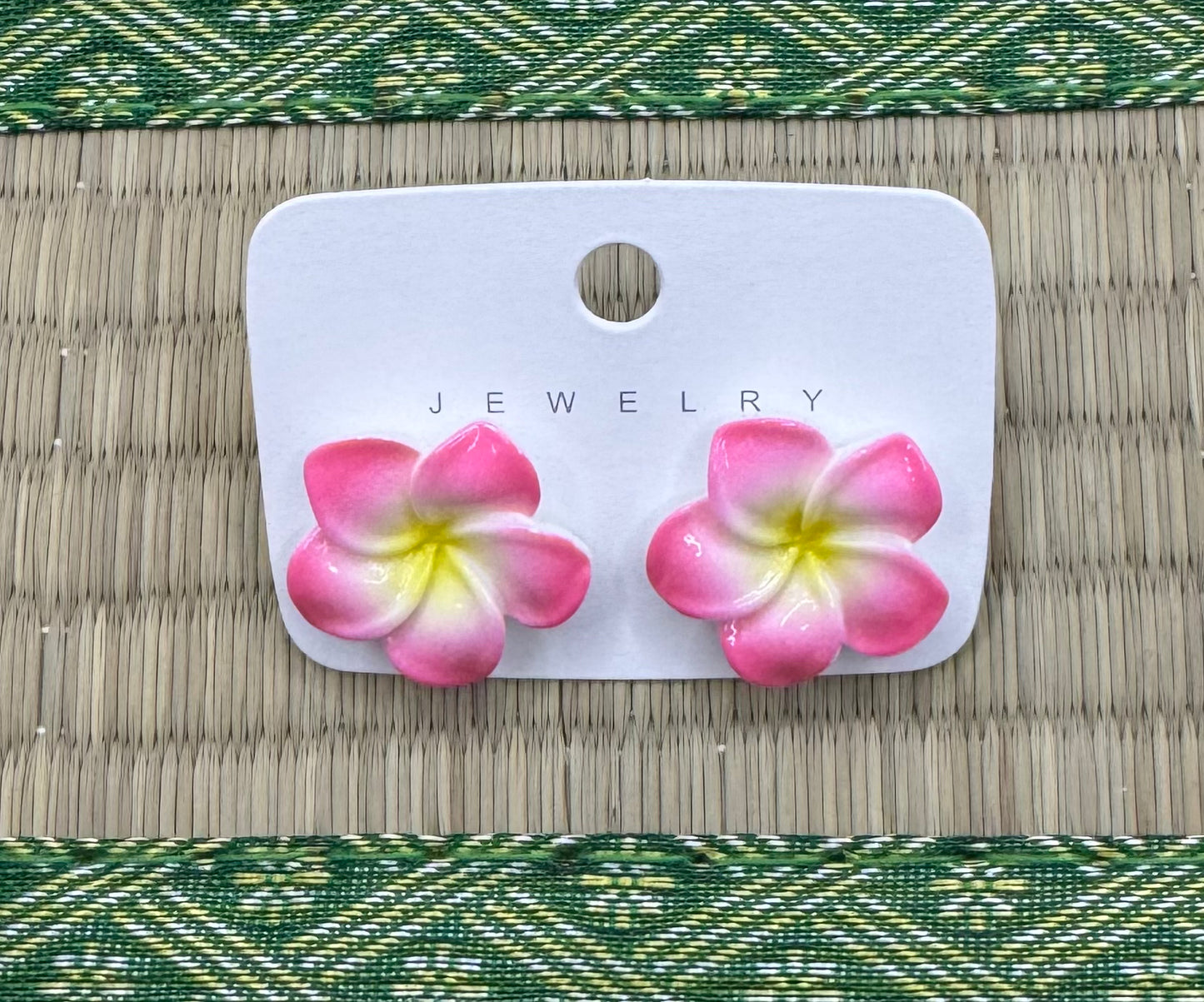 Hibiscus Stud Earrings