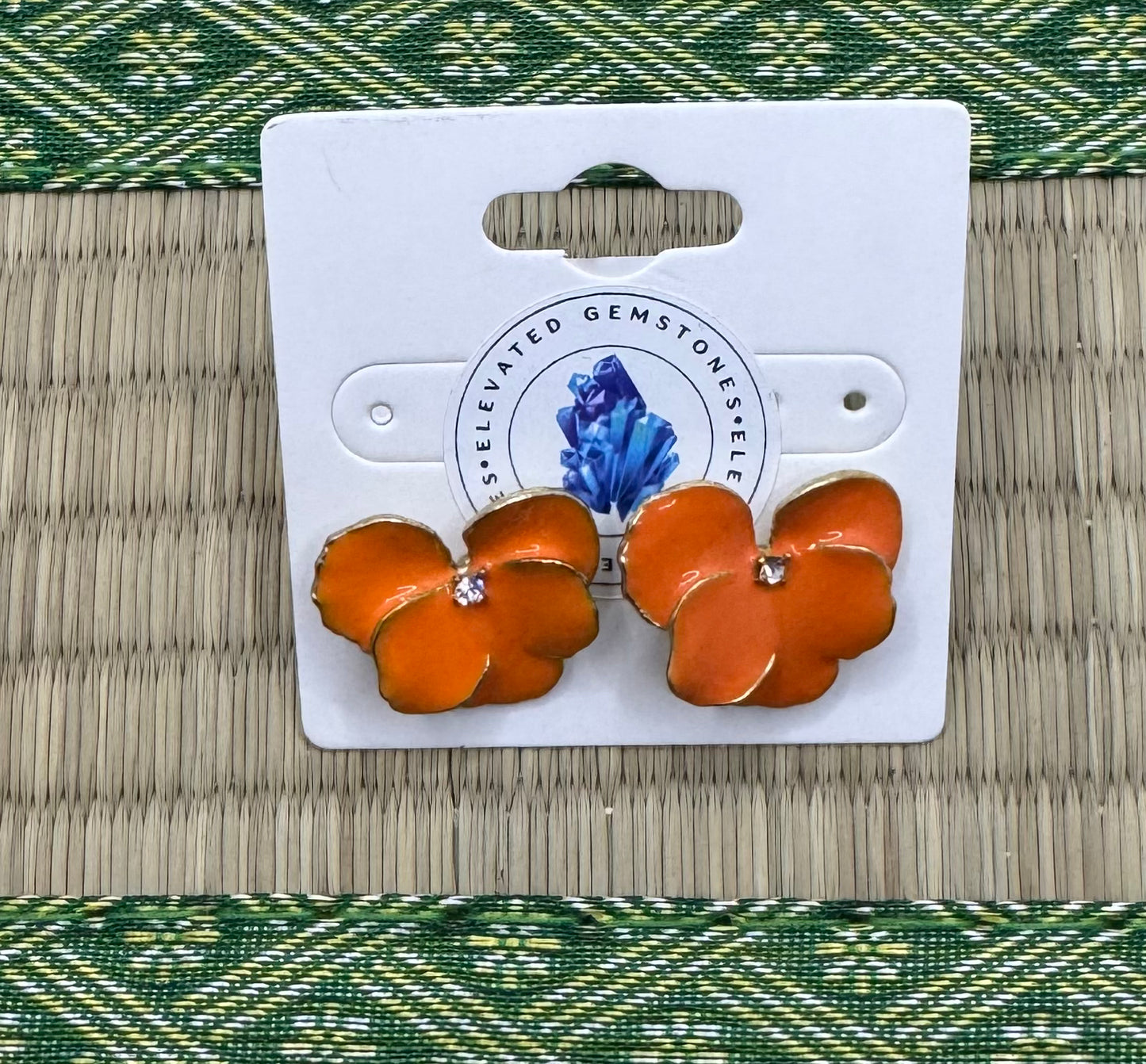Orchid Stud Earrings
