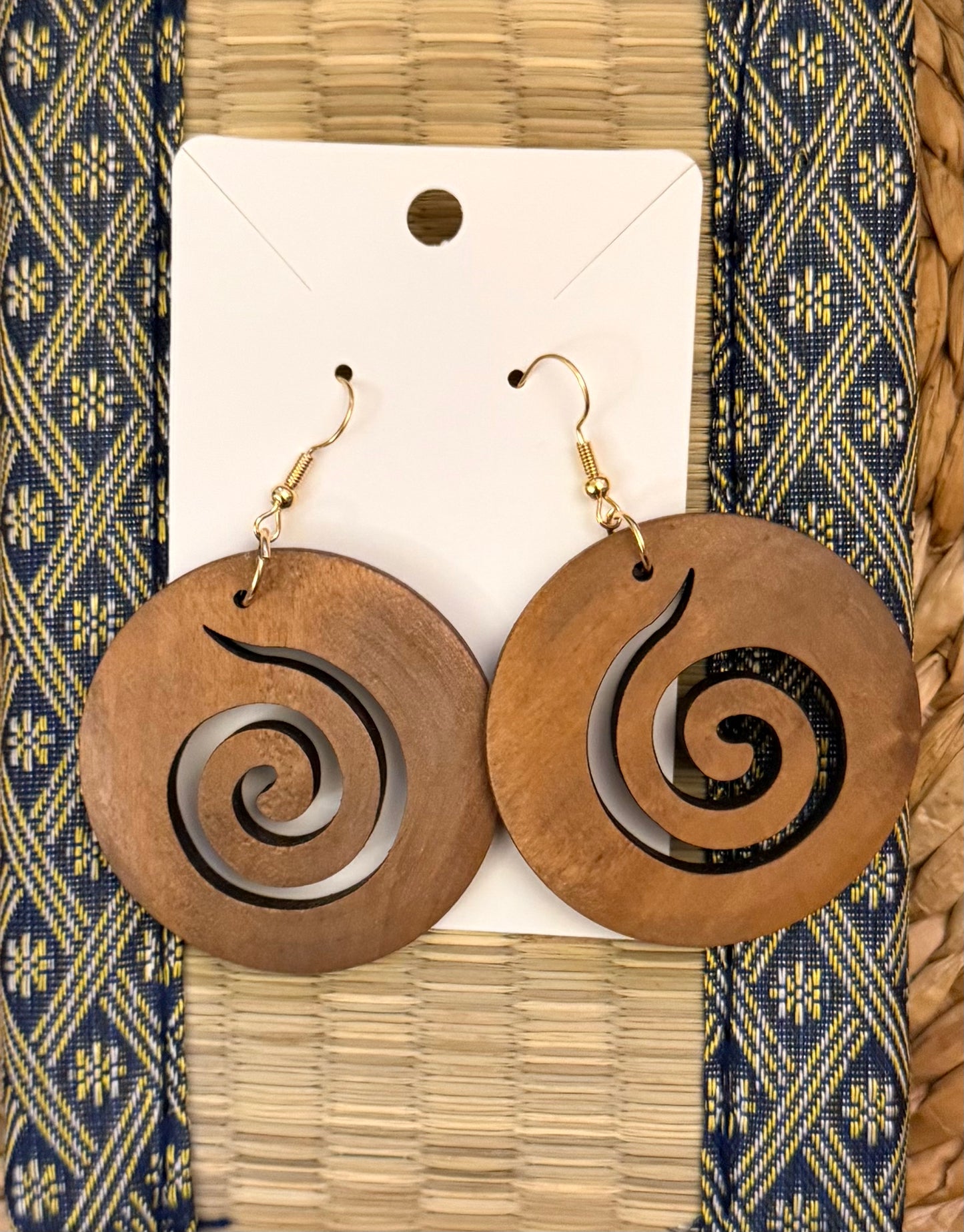 Round Spiral Earrings