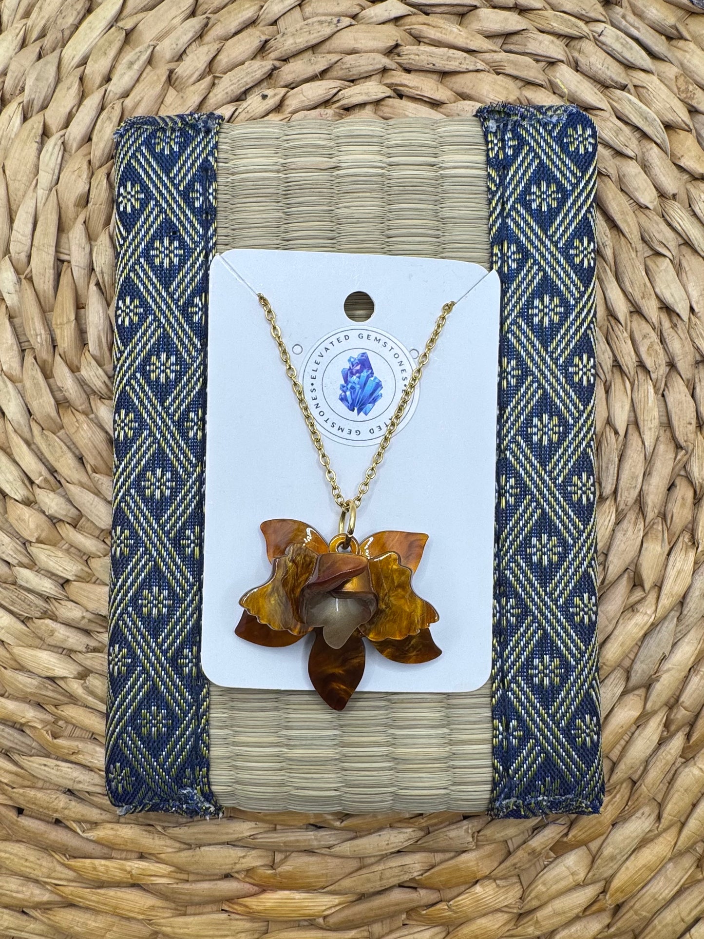 Retro Flower Necklace