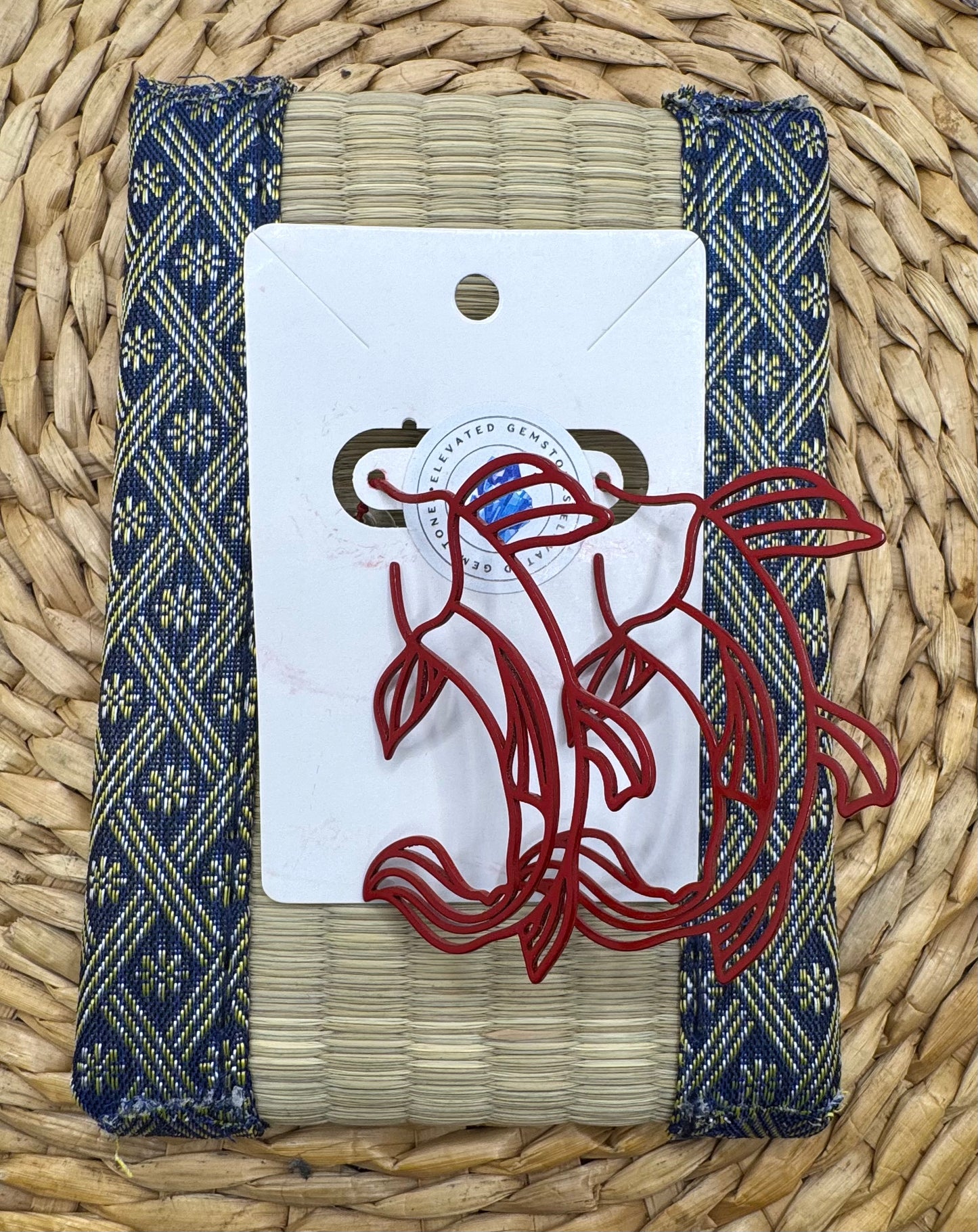 Koi Fish Hoop Earring