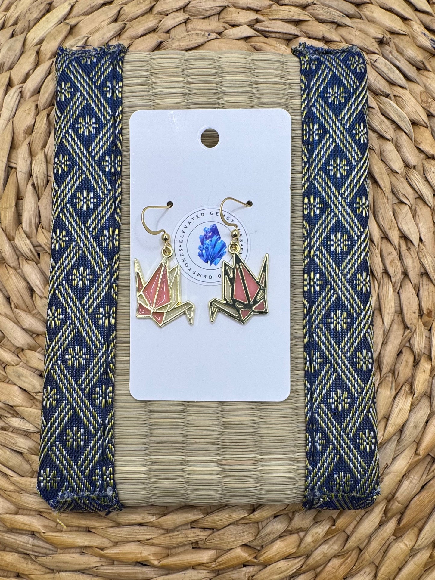 Origami Bird Earrings