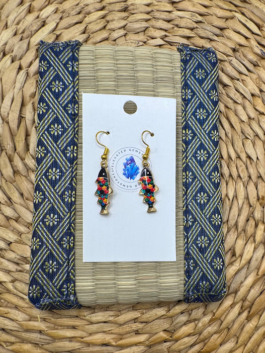 Trout Fish Earrings